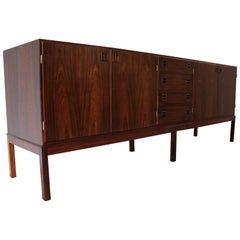 Bernhard Pedersen Midcentury Rosewood Credenza Sideboard