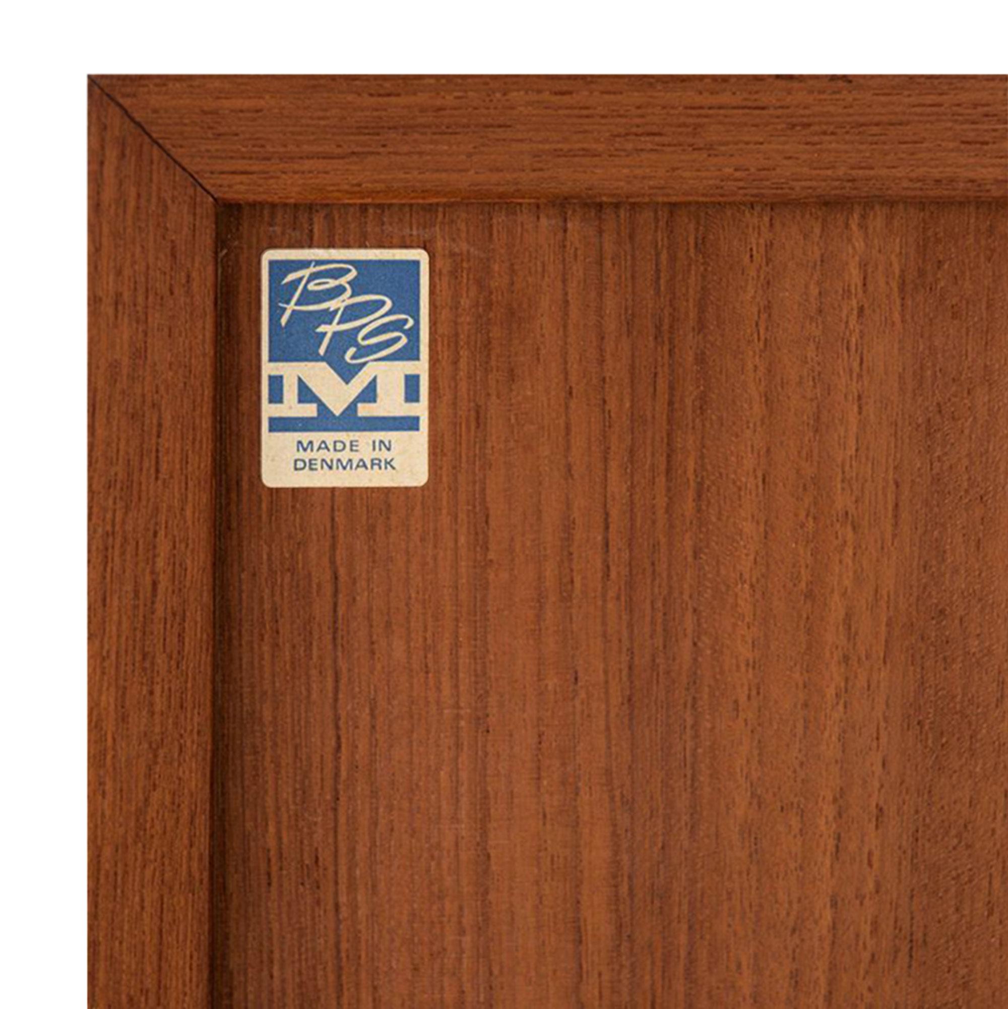 Credenza alta danese di metà secolo in teak di Bernhard Pedersen & Søn 1960 in vendita 8