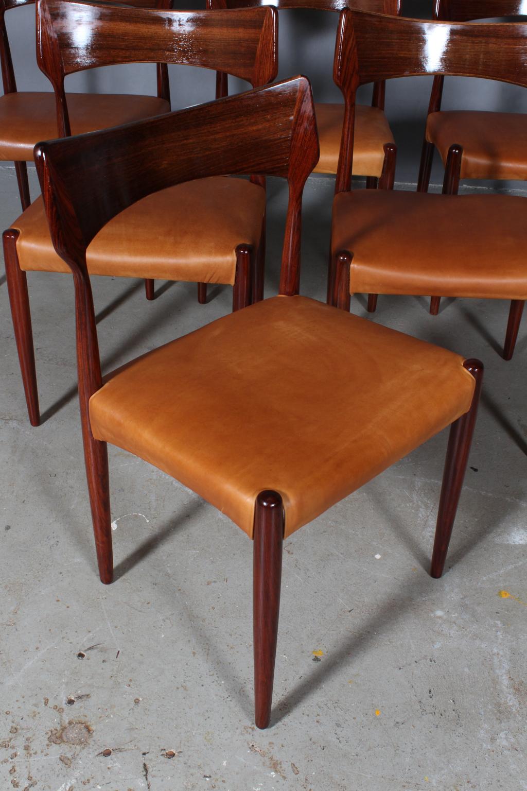 Mid-20th Century Bernhard Pedersen & Søn Set of Dining Chairs