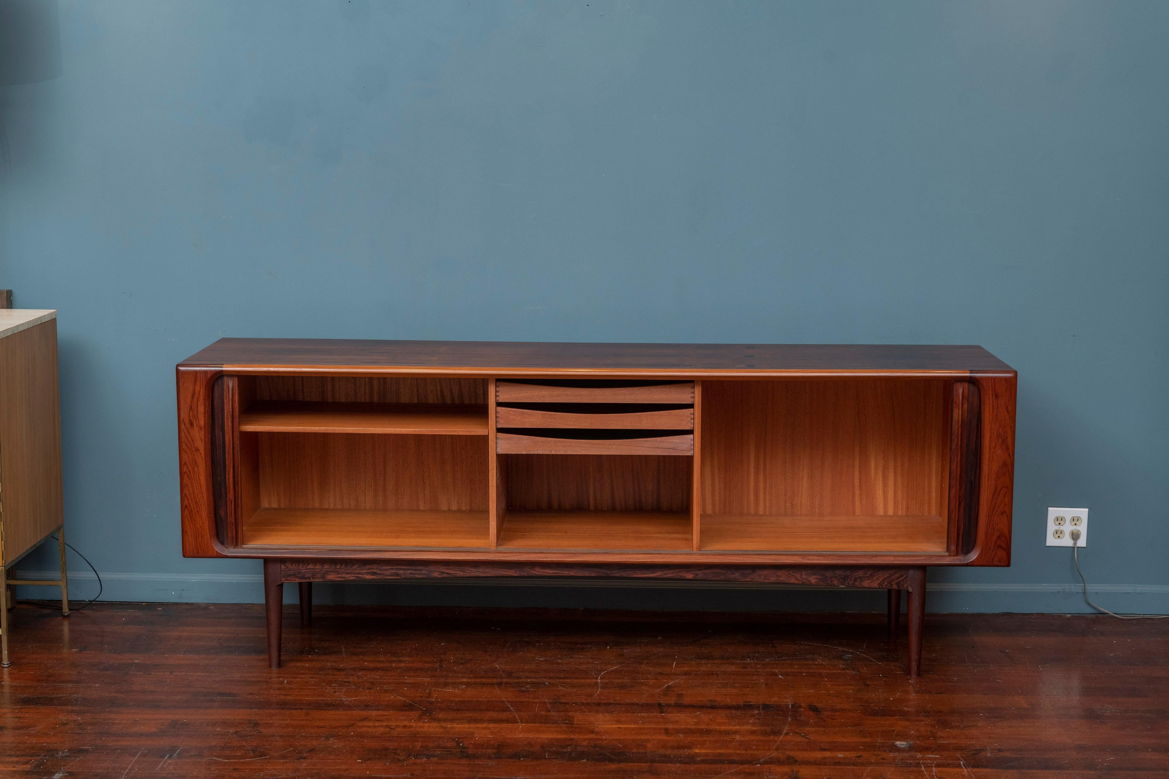 Scandinavian Modern Bernhard Pedersen & Son Rosewood Credenza