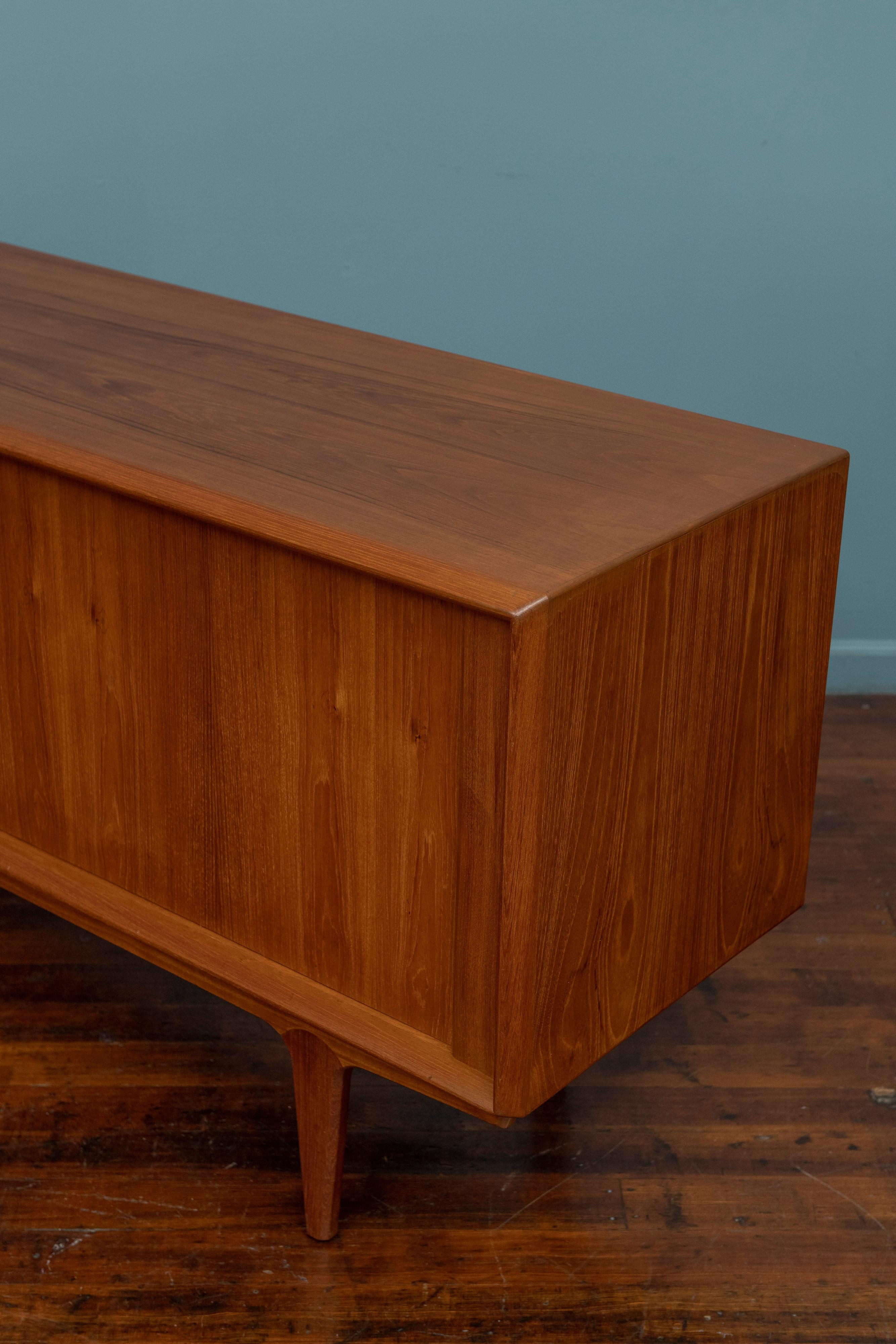 Bernhard Pedersen Tambour Door Teak Credenza 2
