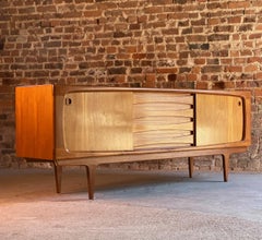Bernhard Pedersen Teak Sideboard Credenza Mid-Century Modern, Danish, 1970s