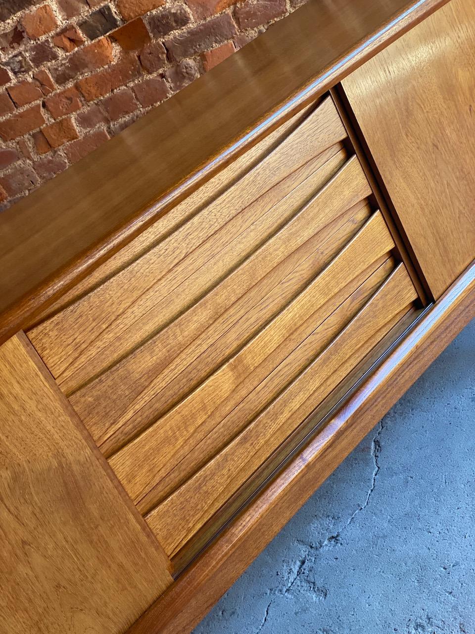 Bernhard Pedersen Teak Sideboard Credenza Mid-Century Modern, Danish, 1970s For Sale 2