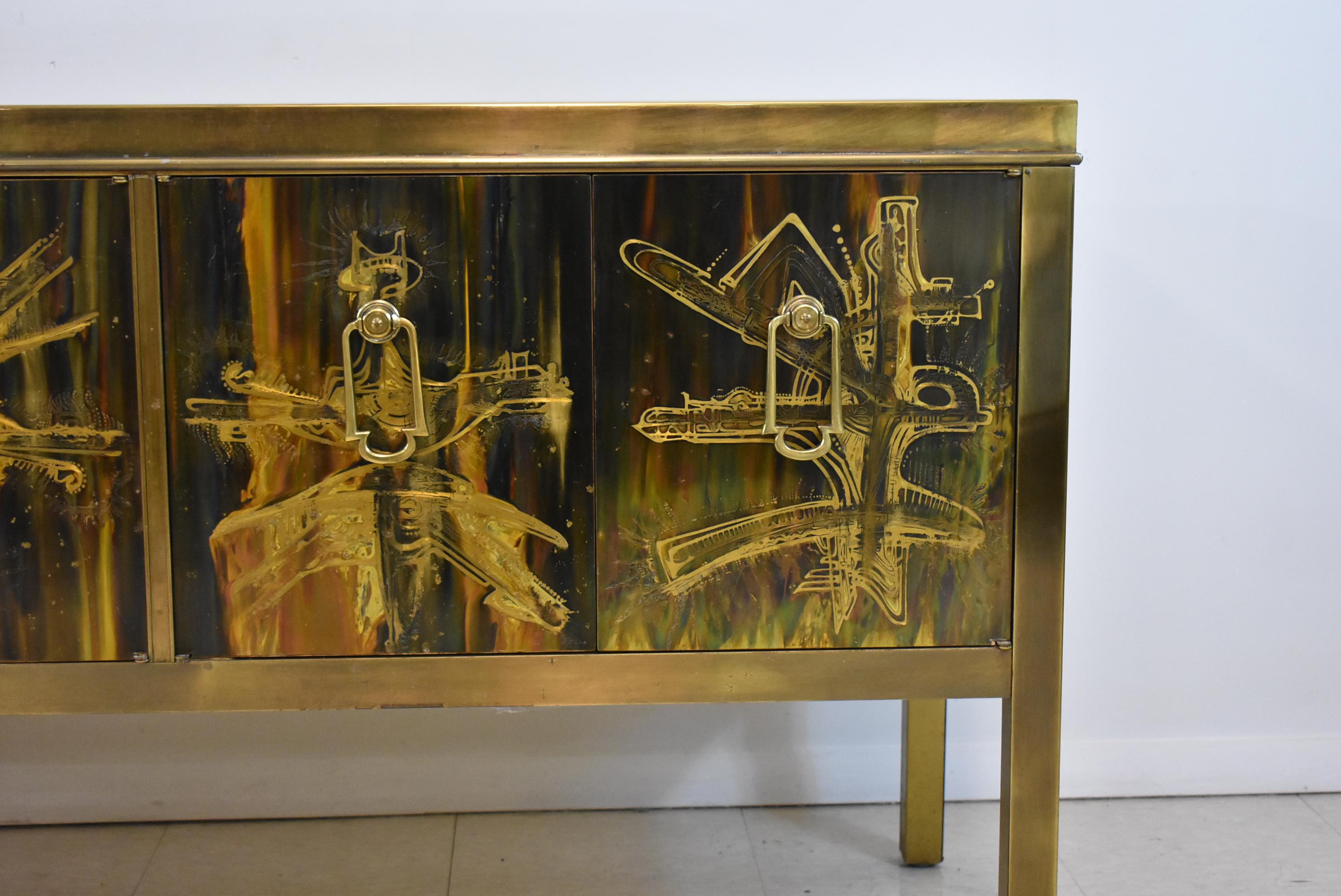 Mid-Century Modern Bernhard Rohne Credenza for Mastercraft For Sale