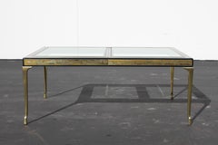 Bernhard Rohne for Mastercraft Acid-Etched Extension Dining Table, Extends