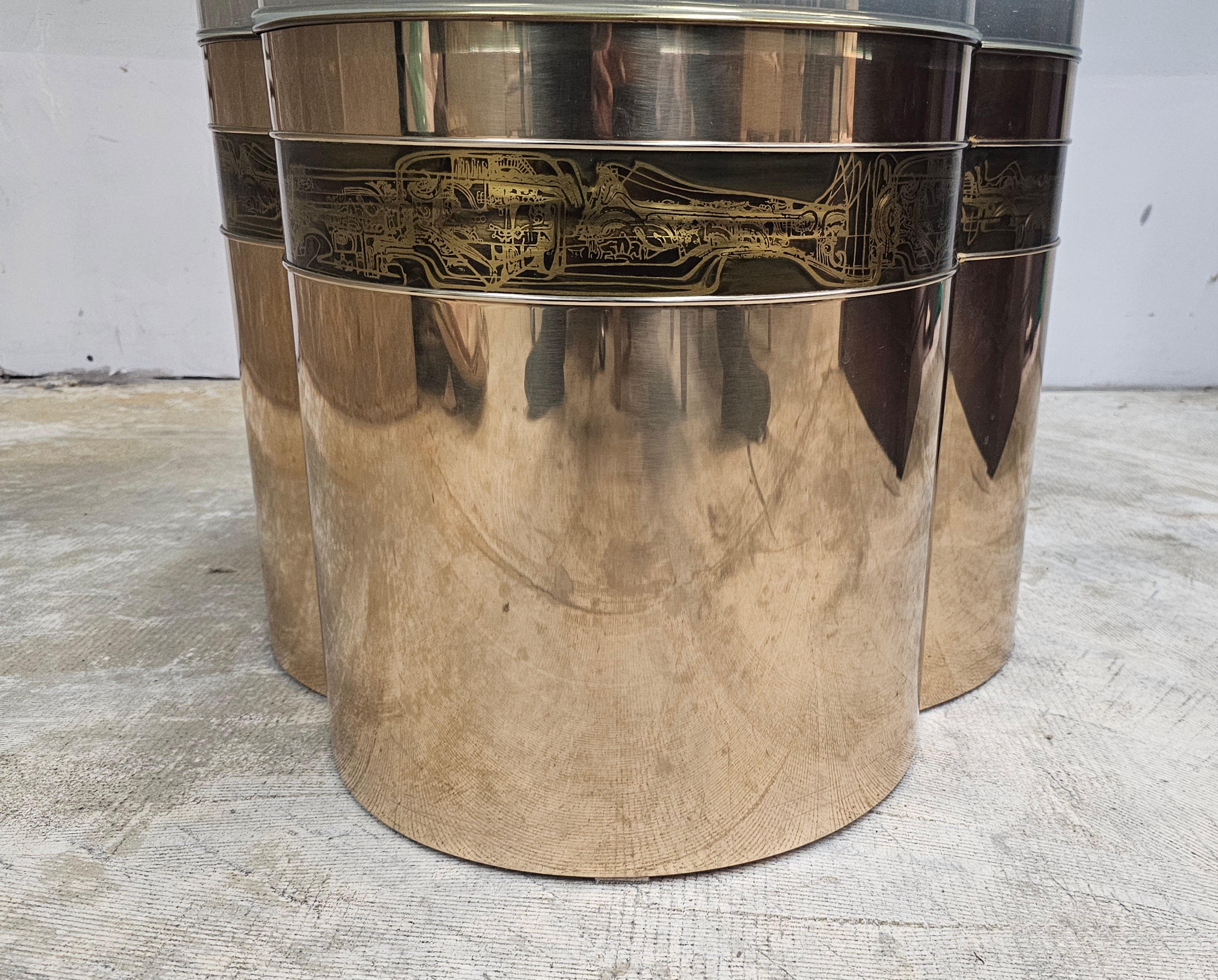 Mid-Century Modern Table basse Bernhard Rohne pour Mastercraft en vente