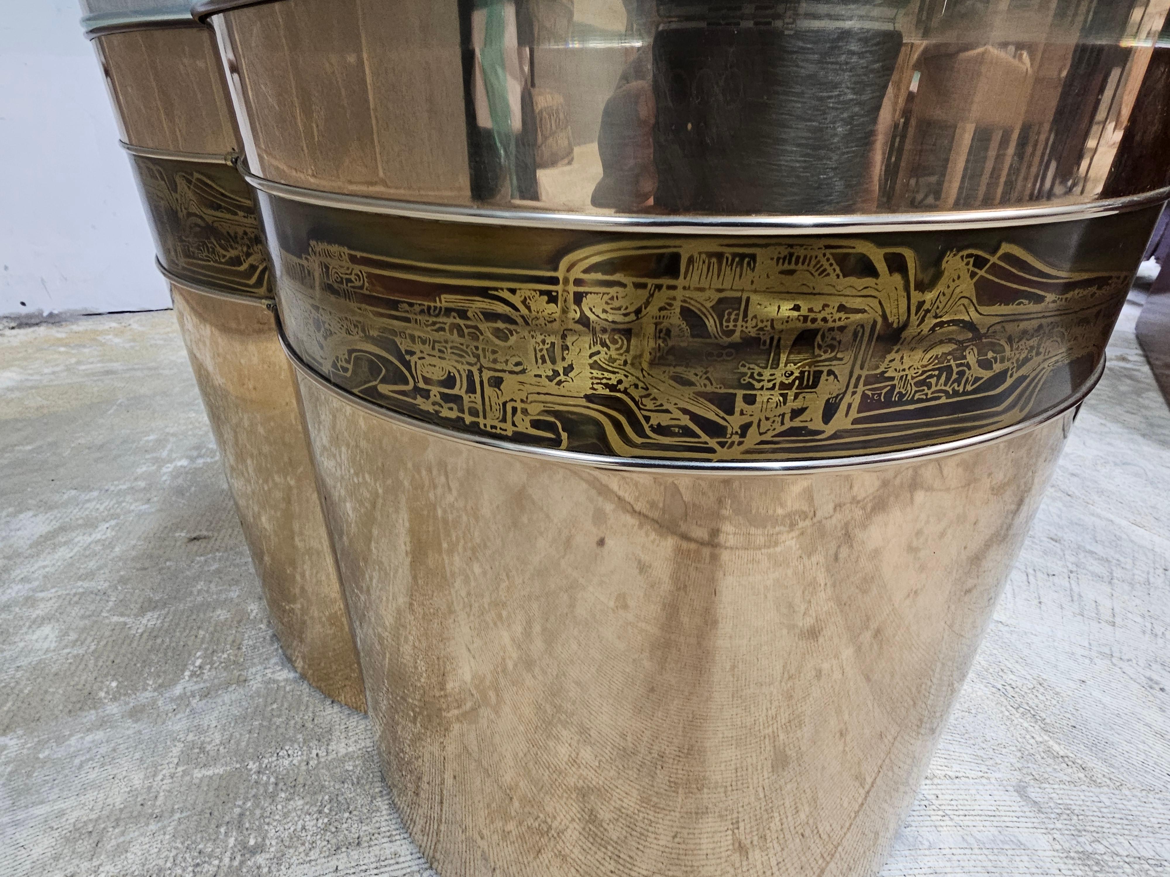 Table basse Bernhard Rohne pour Mastercraft Bon état - En vente à Germantown, MD