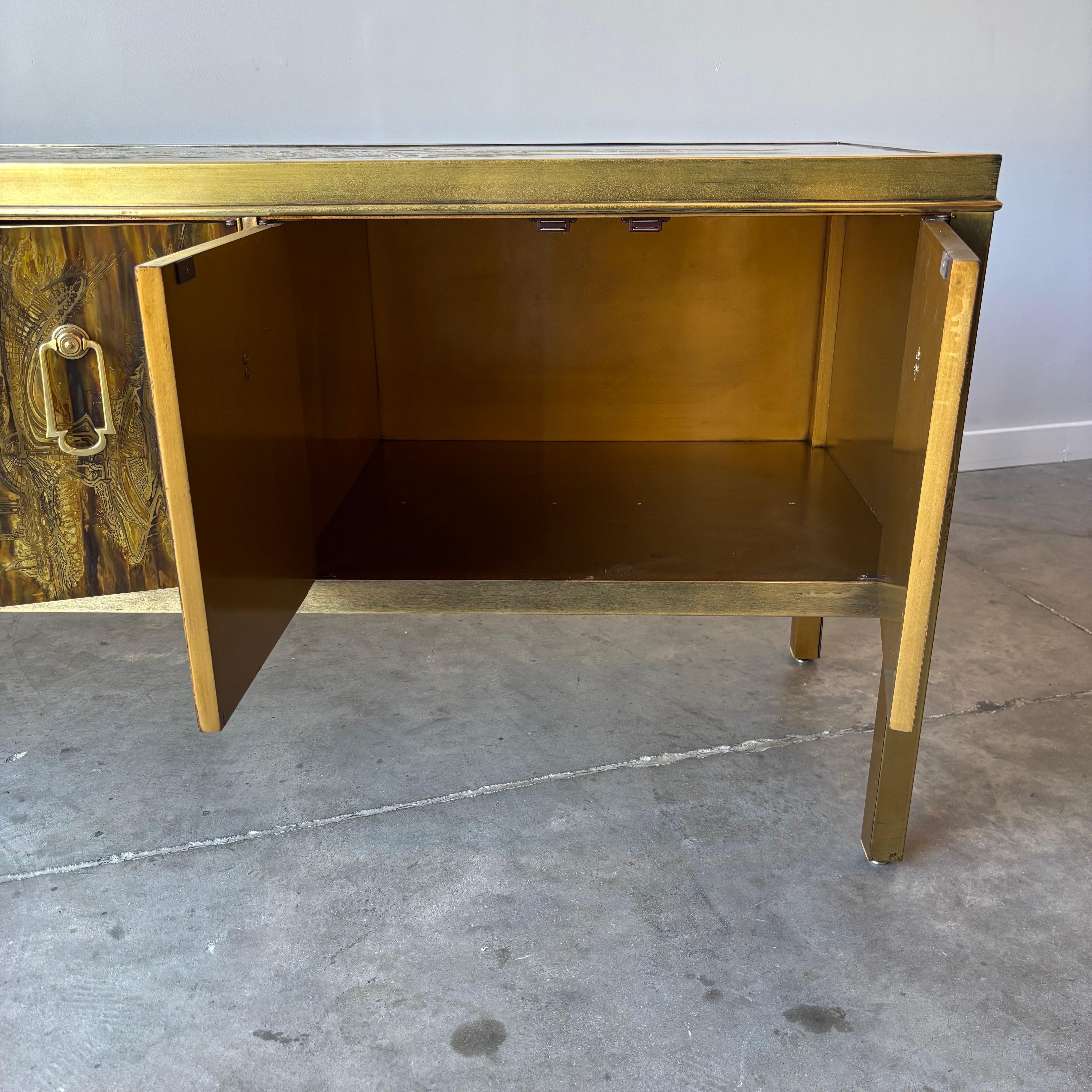 Bernhard Rohne for Mastercraft Credenza, 1970s For Sale 8