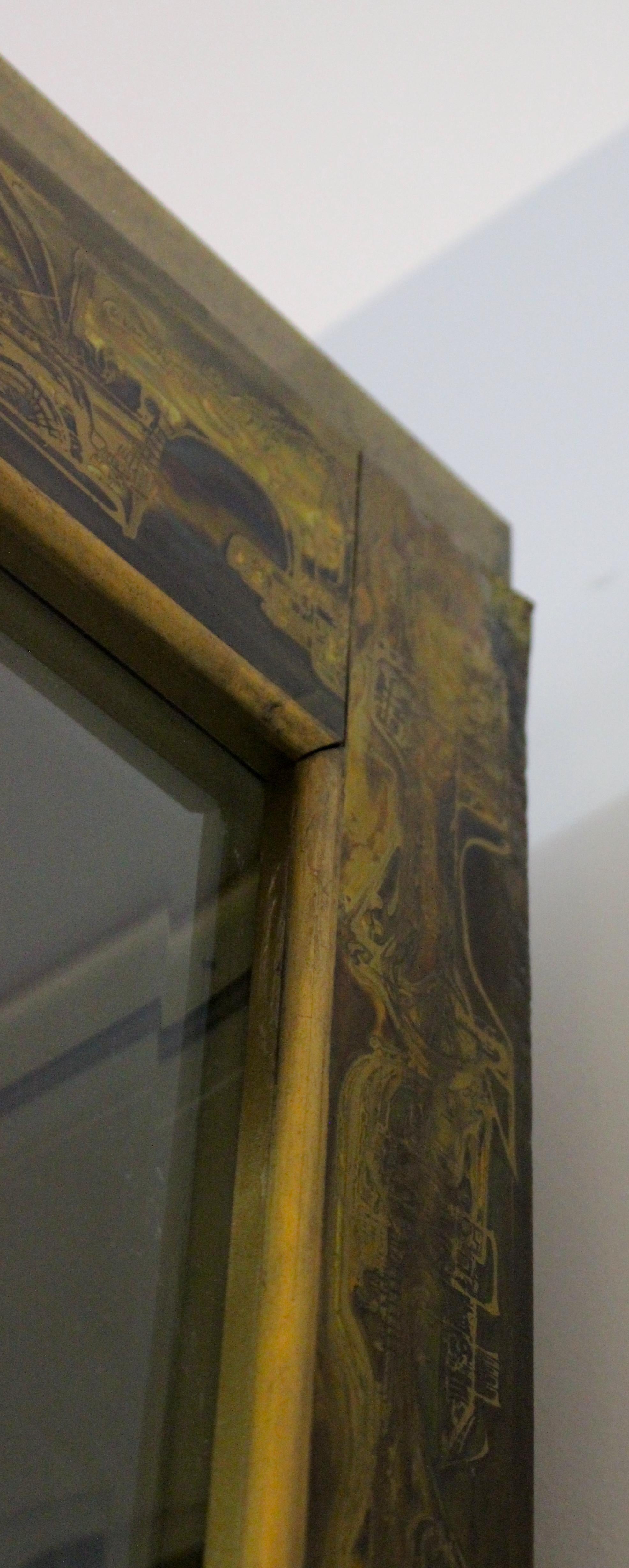 Bernhard Rohne for Mastercraft Display Cabinet Anodized Aluminum Brass 4