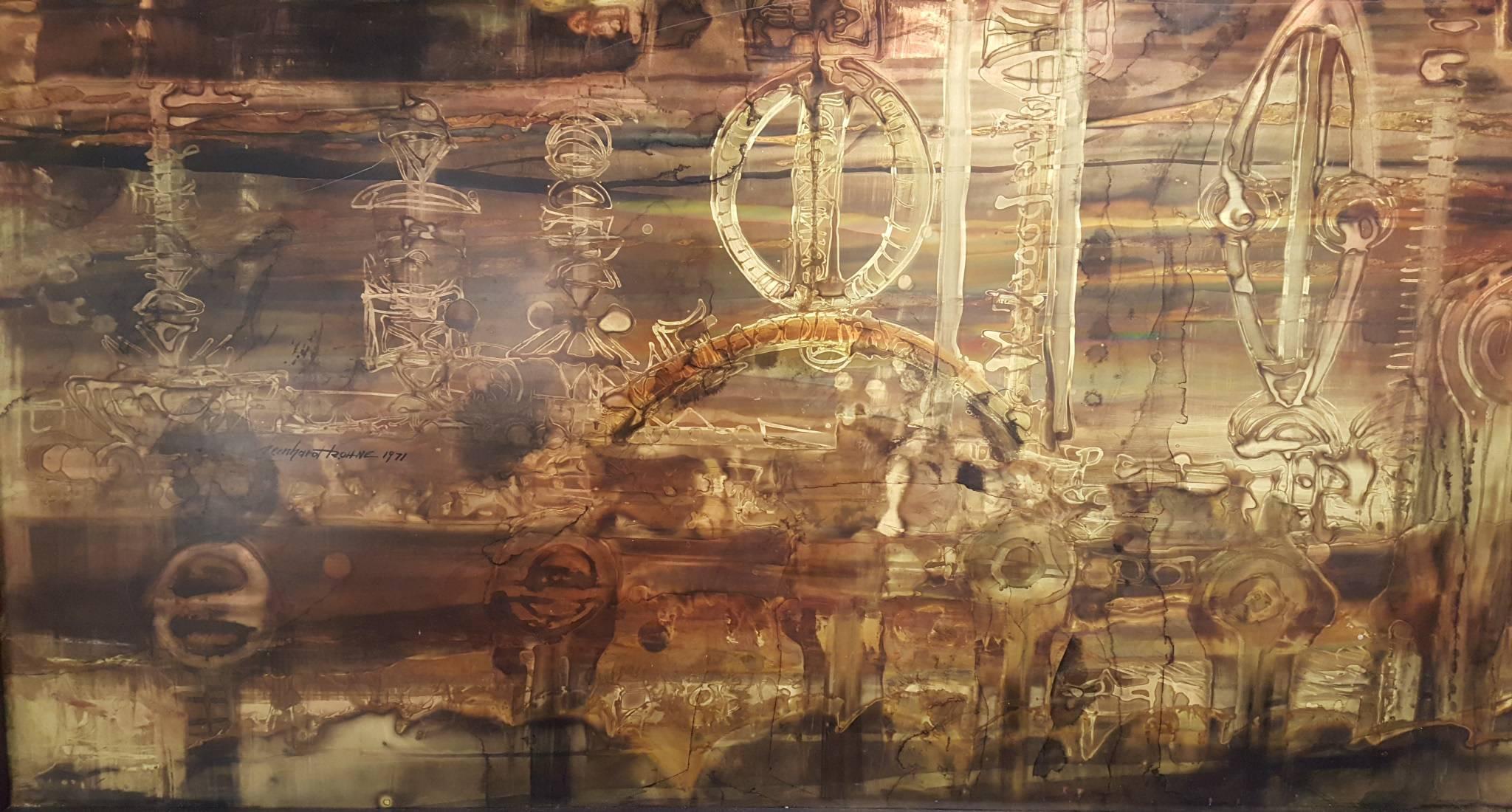Obra maestra brutalista de Bernhard Rohne de 1971 para la sala de exposiciones Baker en venta 4