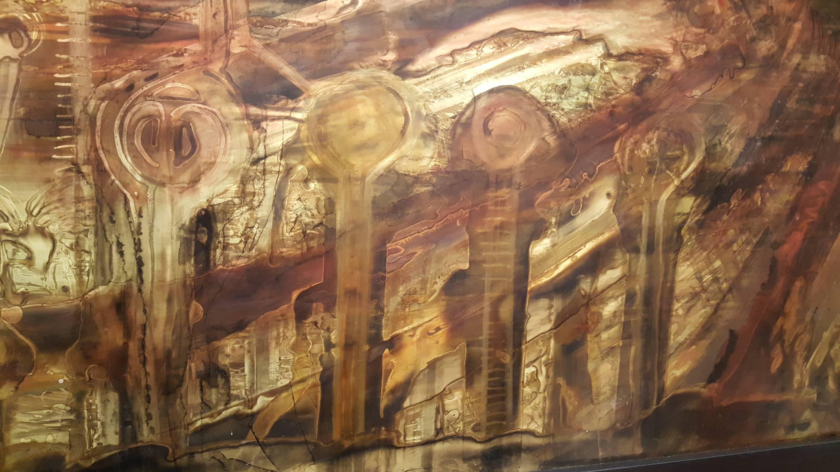 Obra maestra brutalista de Bernhard Rohne de 1971 para la sala de exposiciones Baker en venta 7