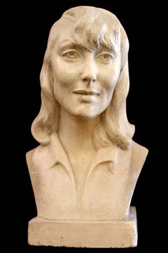 Bust of Luise Rainer; Bernhard Sopher (American-German 1879 - 1949); earthenware
