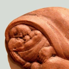 Cradling Baby; Bernhard D. Sopher (American-German 1879 - 1949); terracotta