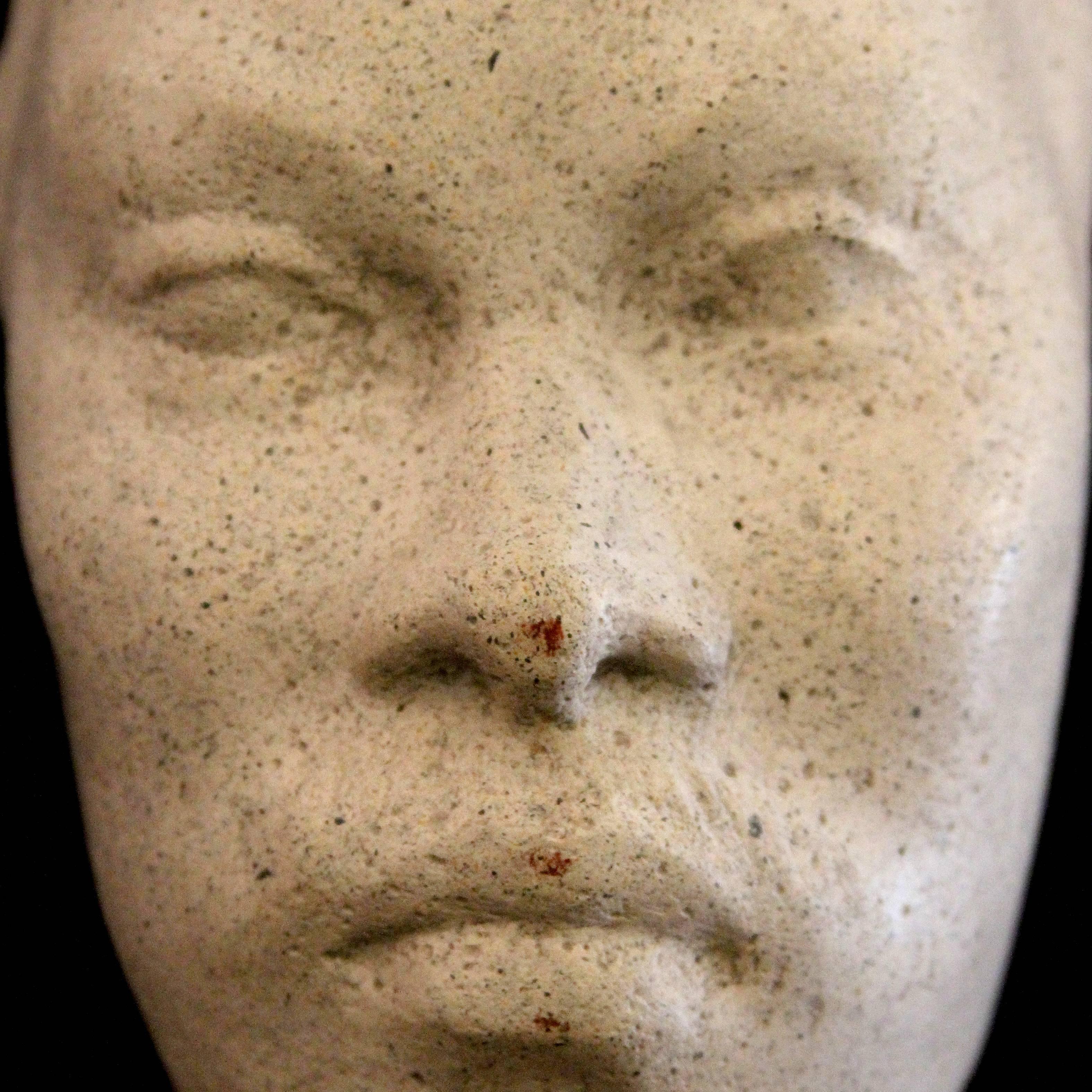 Head of a Man; Bernhard D. Sopher (American-German 1879 - 1949); earthenware - Sculpture by Bernhard Sopher