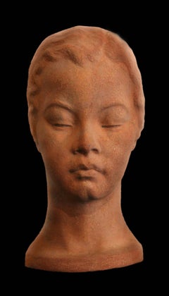 Head of a Woman II; Bernhard D. Sopher (American-German 1879 - 1949); terracotta