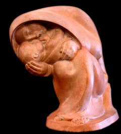 Mother and Child; Bernhard D. Sopher (American-German 1879 - 1949); terracotta