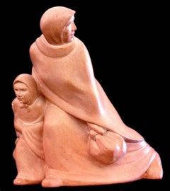 The Escape; Bernhard D. Sopher (American-German 1879 - 1949); terracotta