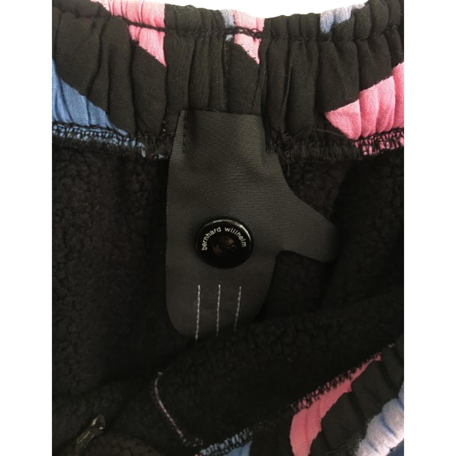 Bernhard Willhelm Hexagonal Pink Blue Trousers AW 2003-2004 In Good Condition For Sale In Berlin, DE