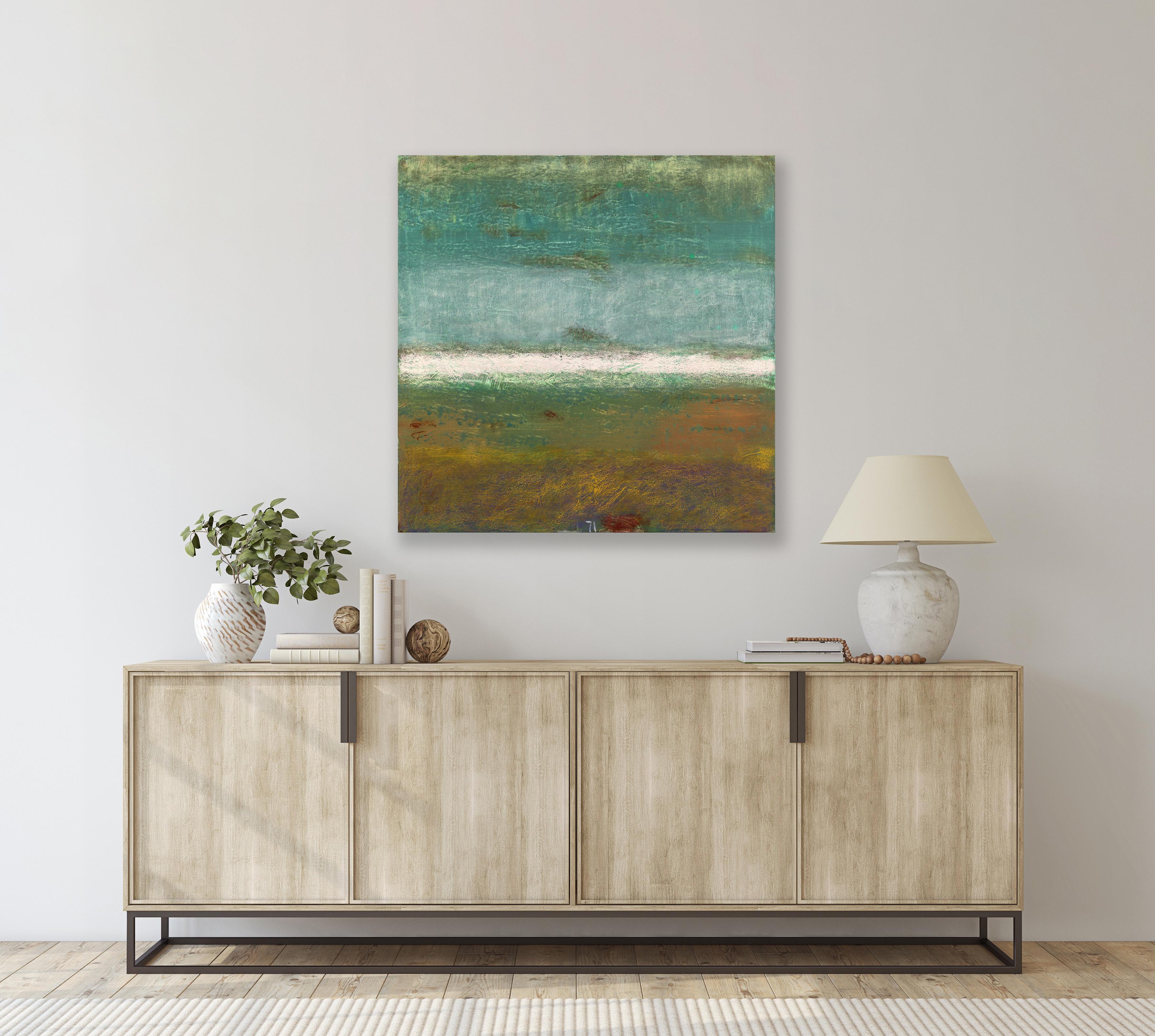 Bernhard Zimmer produces deeply layered, subtly textured abstract paintings that contain diametrically opposed elements—order and chaos, abstraction and representation, boldness and subtlety—in exquisite tension. Working with oil and mixed media on