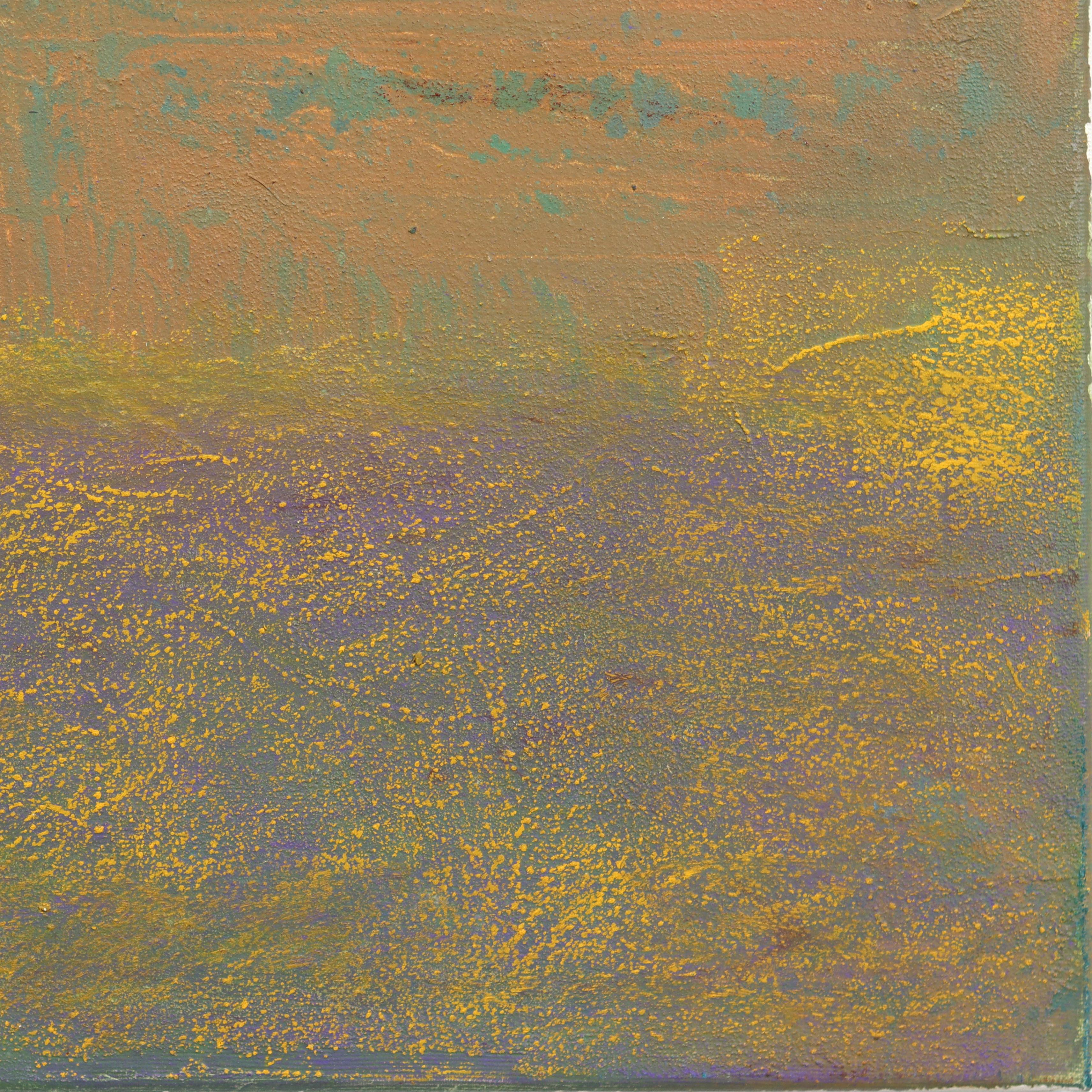 AWH 339 - Abstract Minimalist Textured Layered Colorfield Oil Painting on Canvas For Sale 6