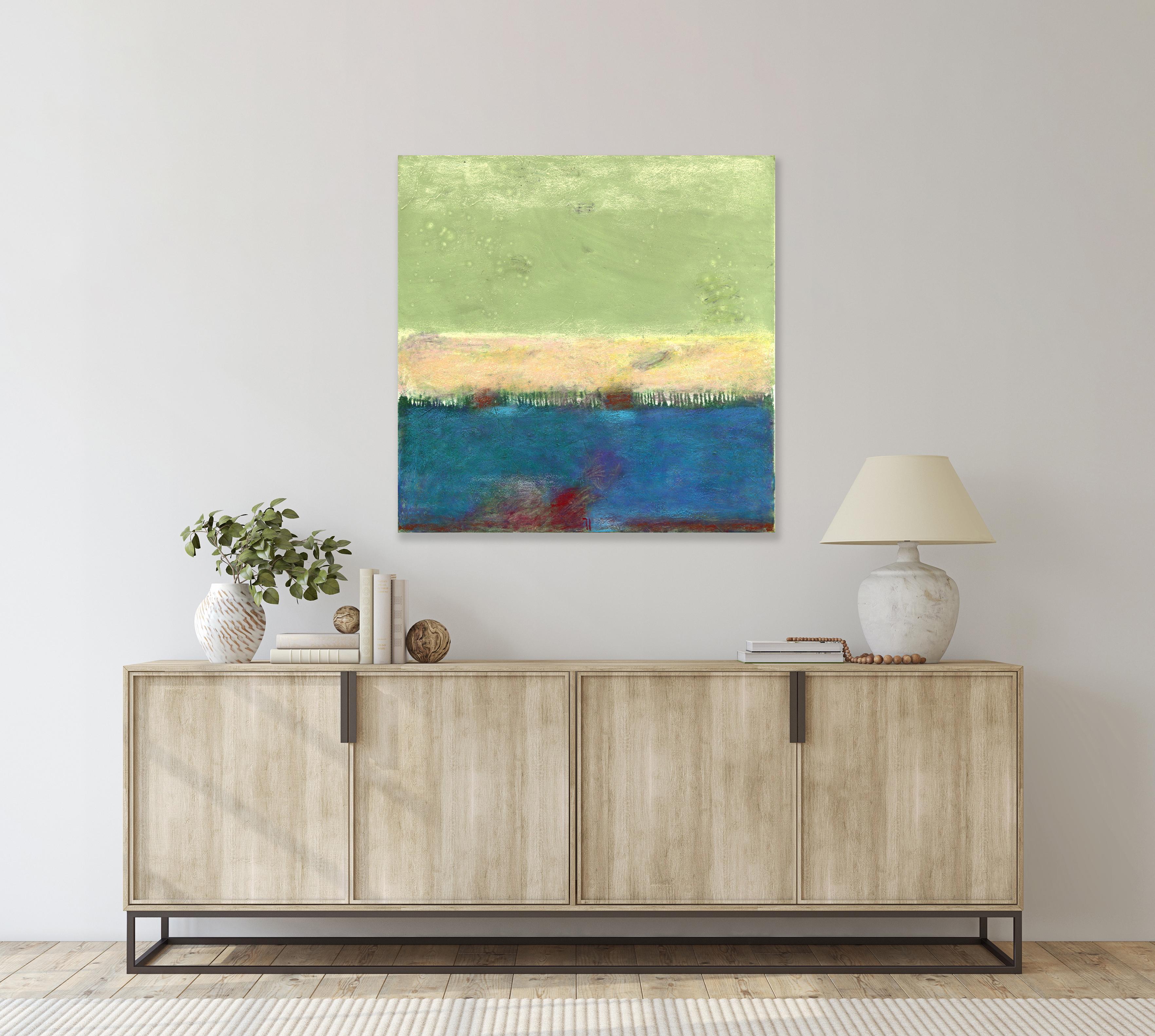 Bernhard Zimmer produces deeply layered, subtly textured abstract paintings that contain diametrically opposed elements—order and chaos, abstraction and representation, boldness and subtlety—in exquisite tension. Working with oil and mixed media on