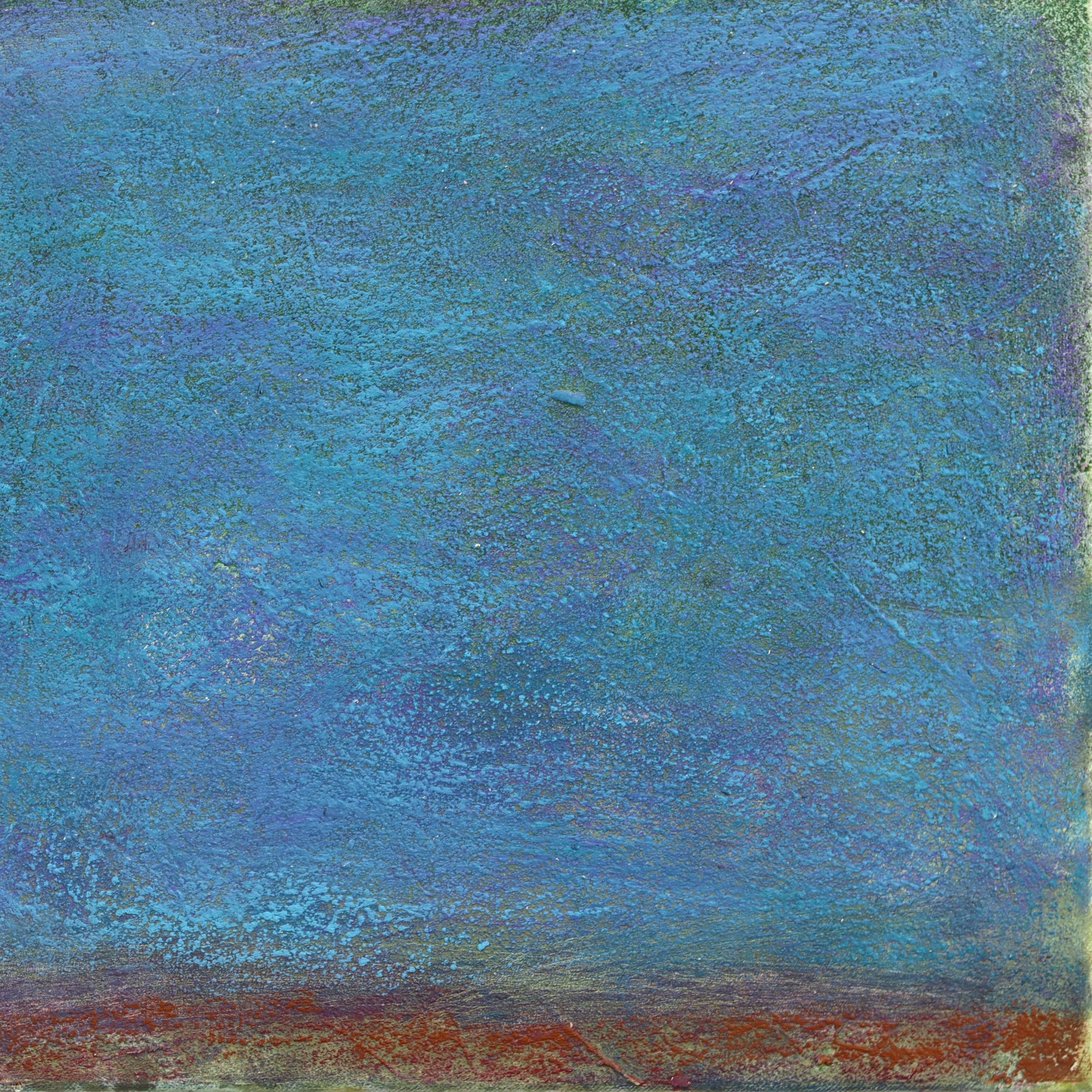 AWH 340 - Abstract Minimalist Textured Layered Colorfield Oil Painting on Canvas For Sale 3