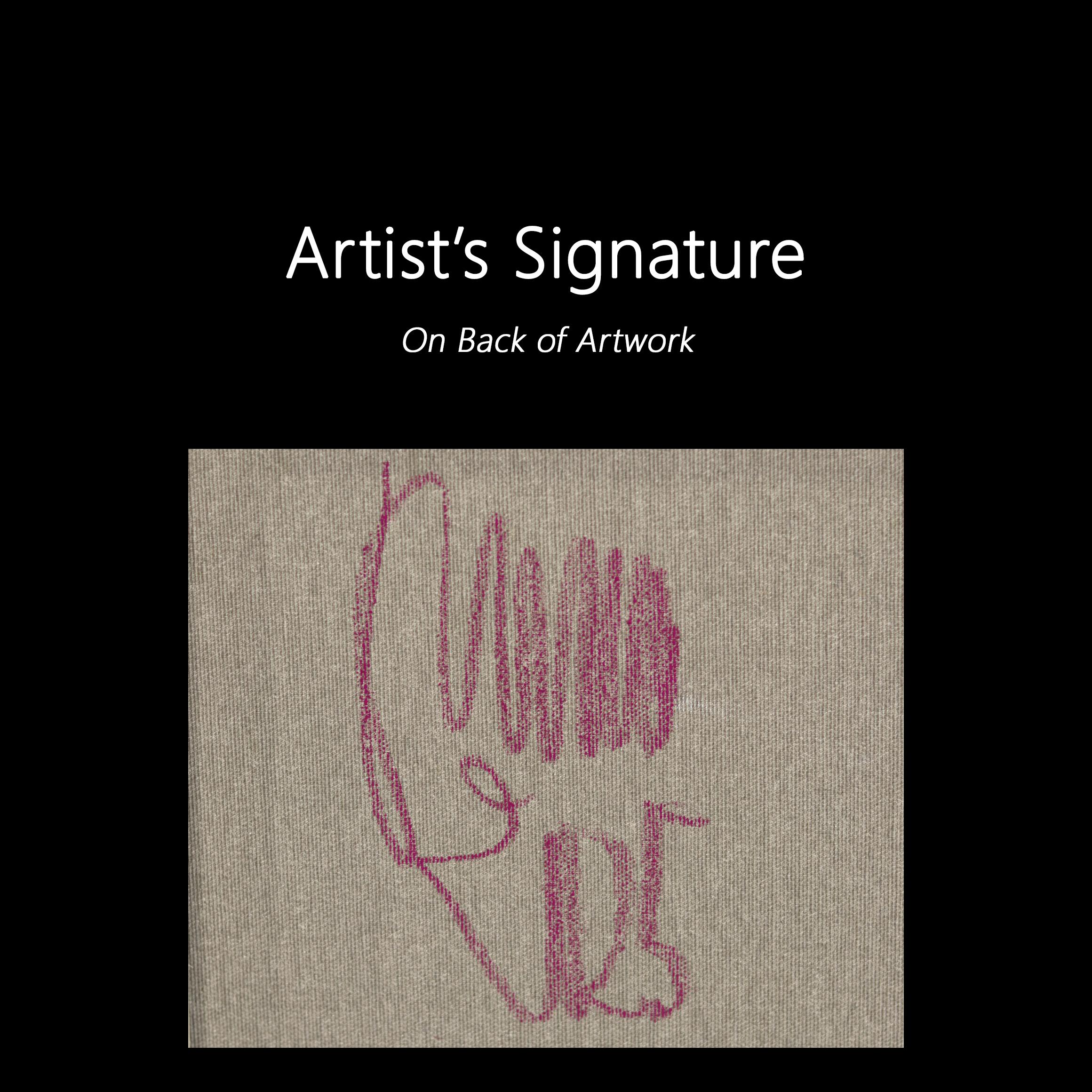 AWH 349 - Abstract Minimalist Textured Layered Colorfield Oil Painting on Canvas For Sale 7