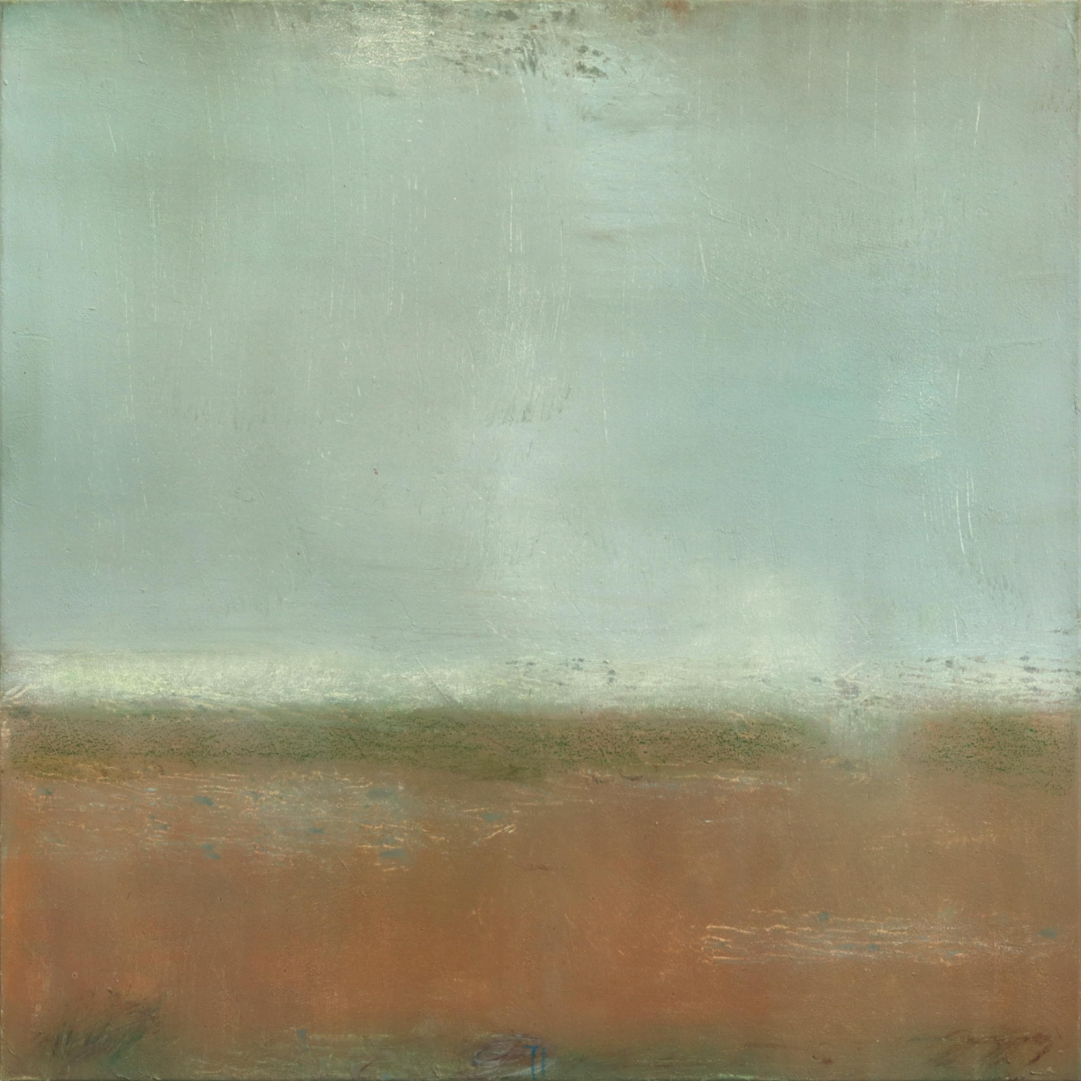 AWH 353 - Abstraktes Minimalistisches Texturiertes Farbfeld Ölgemälde auf Leinwand
