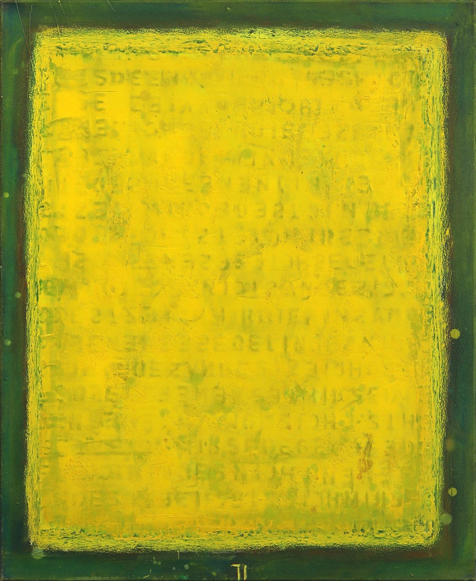 AWH 283 - Peinture à l'huile expressionniste abstraite originale Colorfield