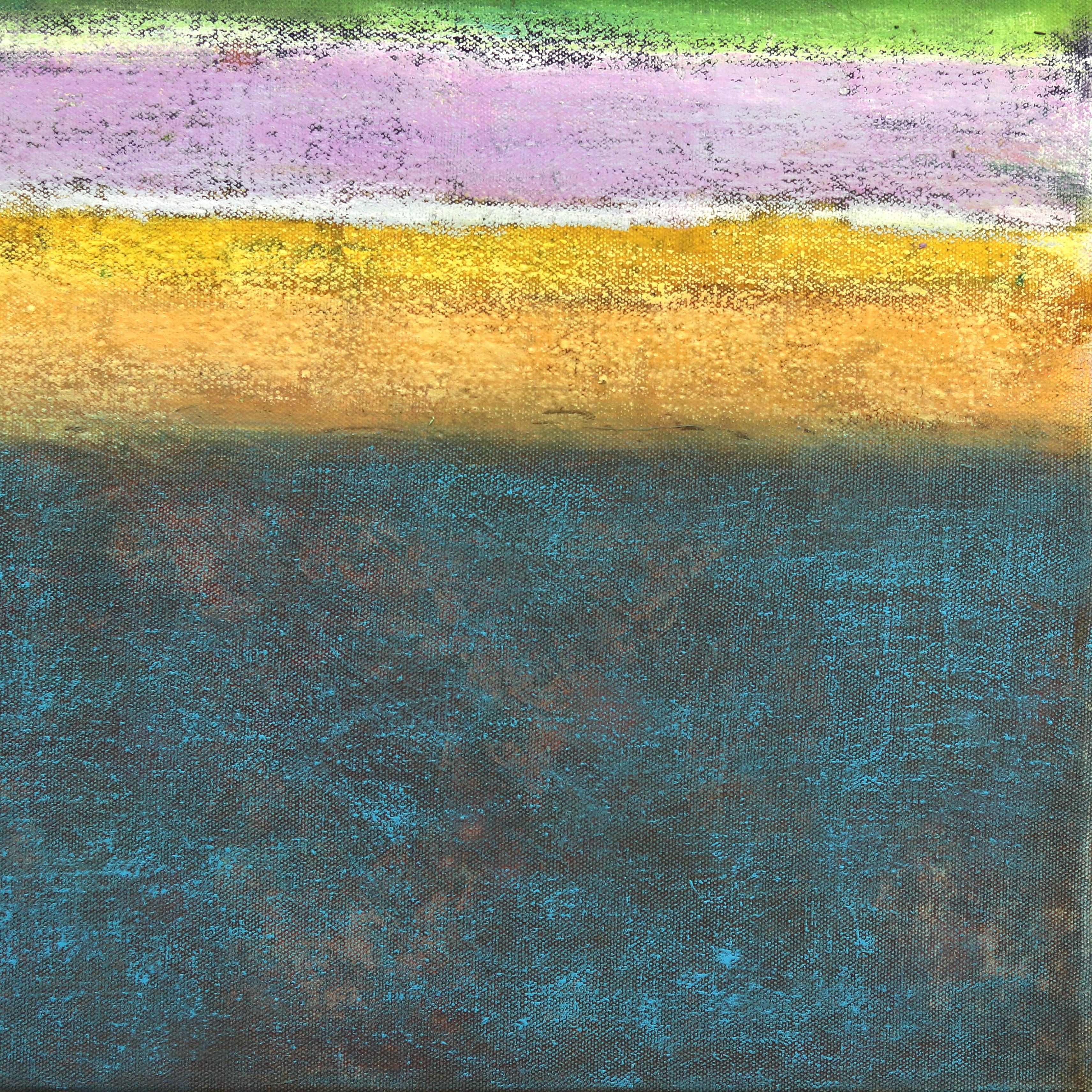 AWH 324 - Pintura al óleo original Expresionismo abstracto Campo de color 2