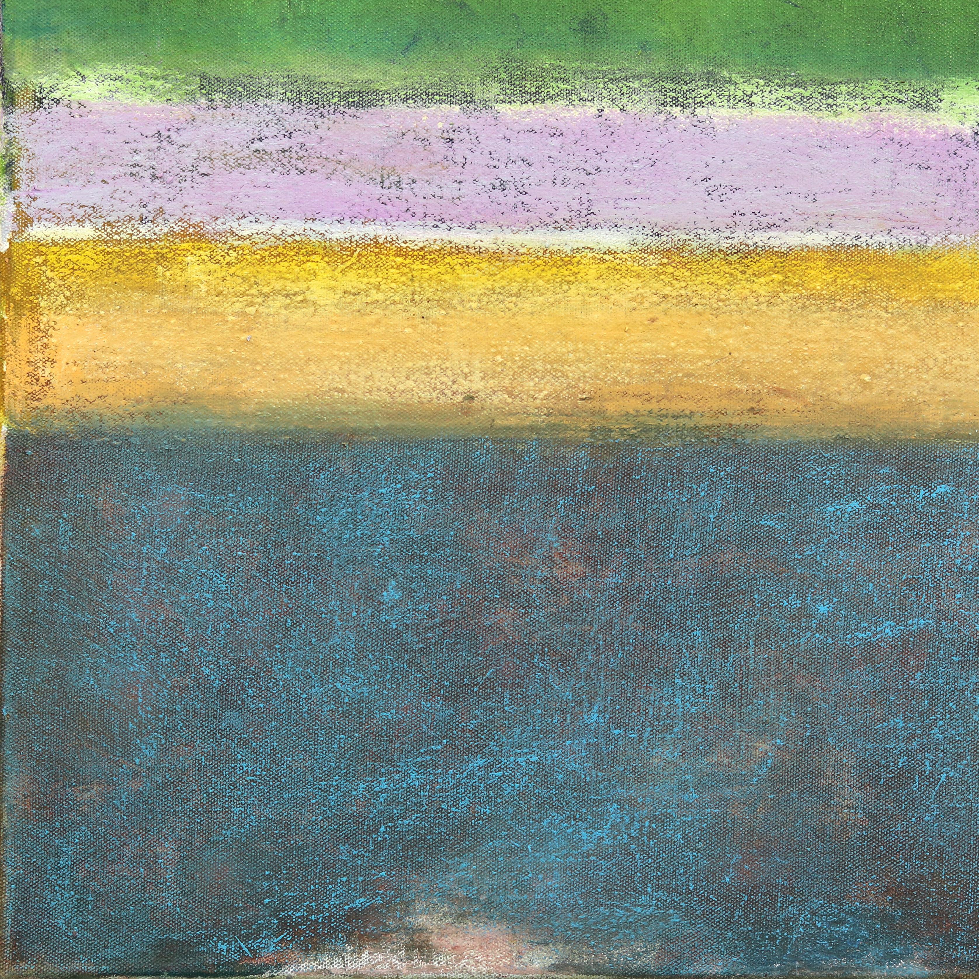 AWH 324 - Pintura al óleo original Expresionismo abstracto Campo de color 3