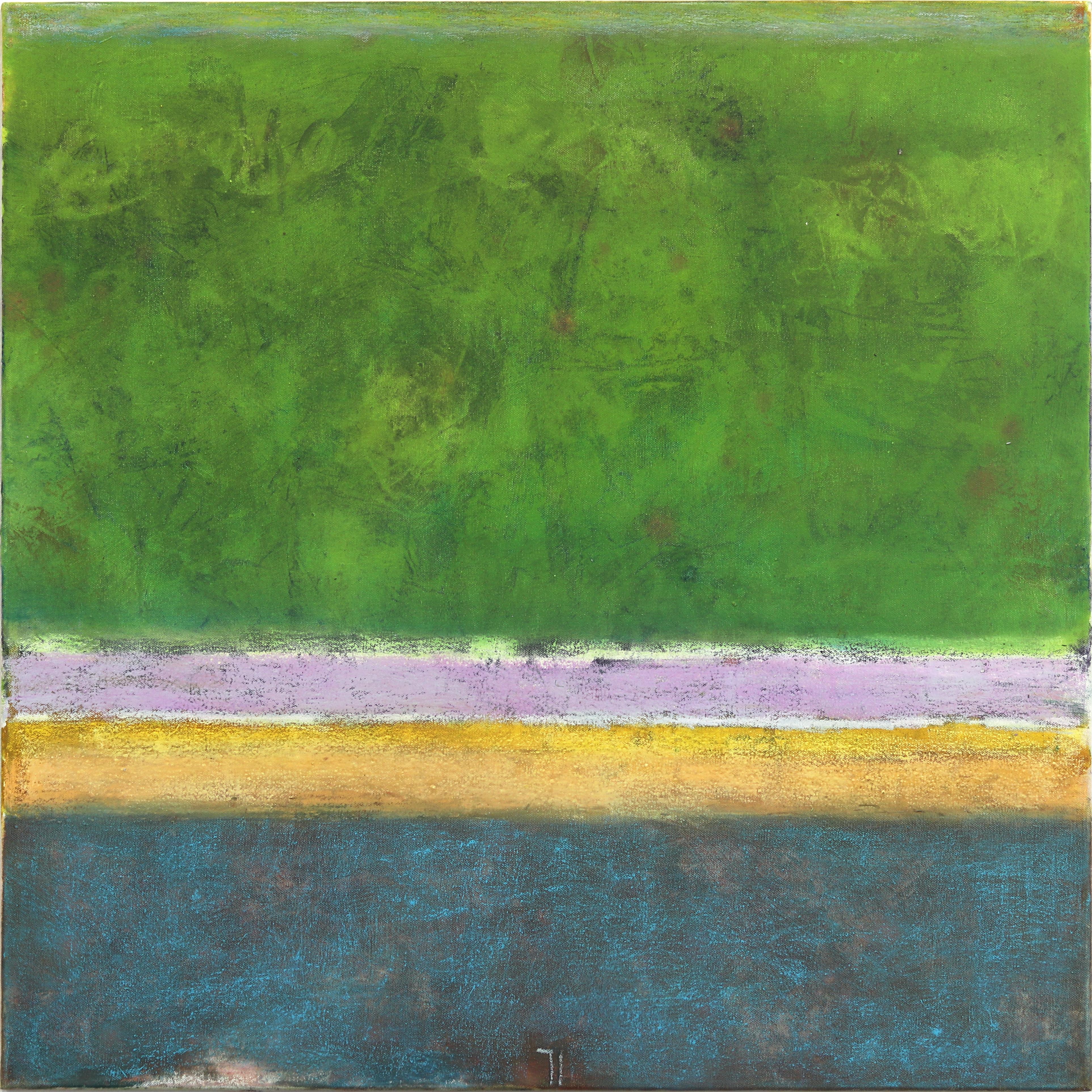 Abstract Painting de Bernhard Zimmer - AWH 324 - Pintura al óleo original Expresionismo abstracto Campo de color