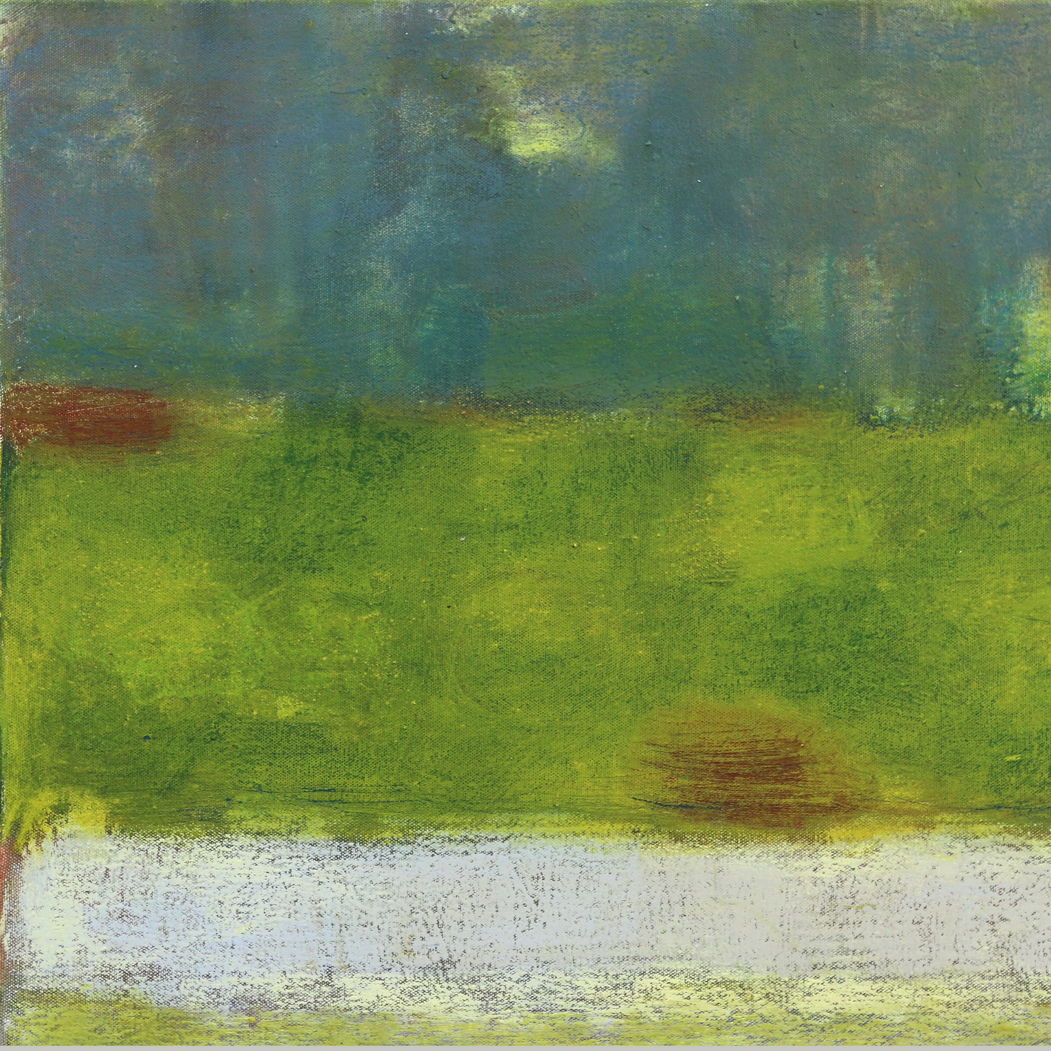 AWH 326 - Pintura al óleo original Expresionismo abstracto Campo de color 3