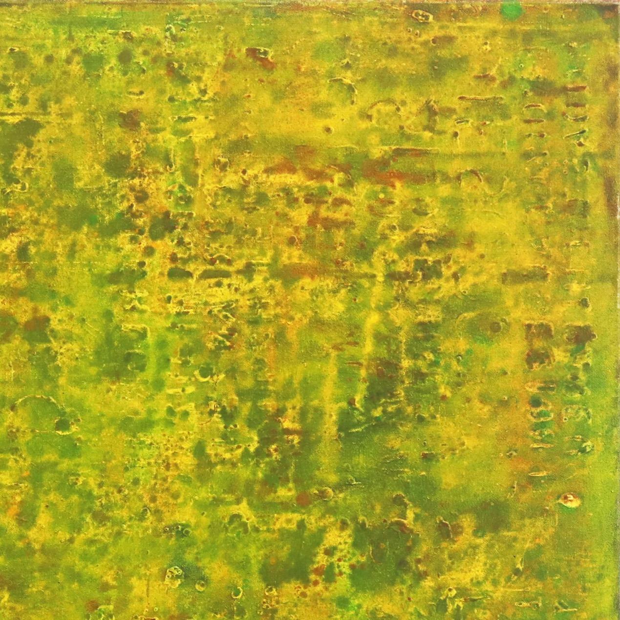 SE 33 - Originales abstraktes expressionistisches gelbes Farbfeld-Ölgemälde im Angebot 2