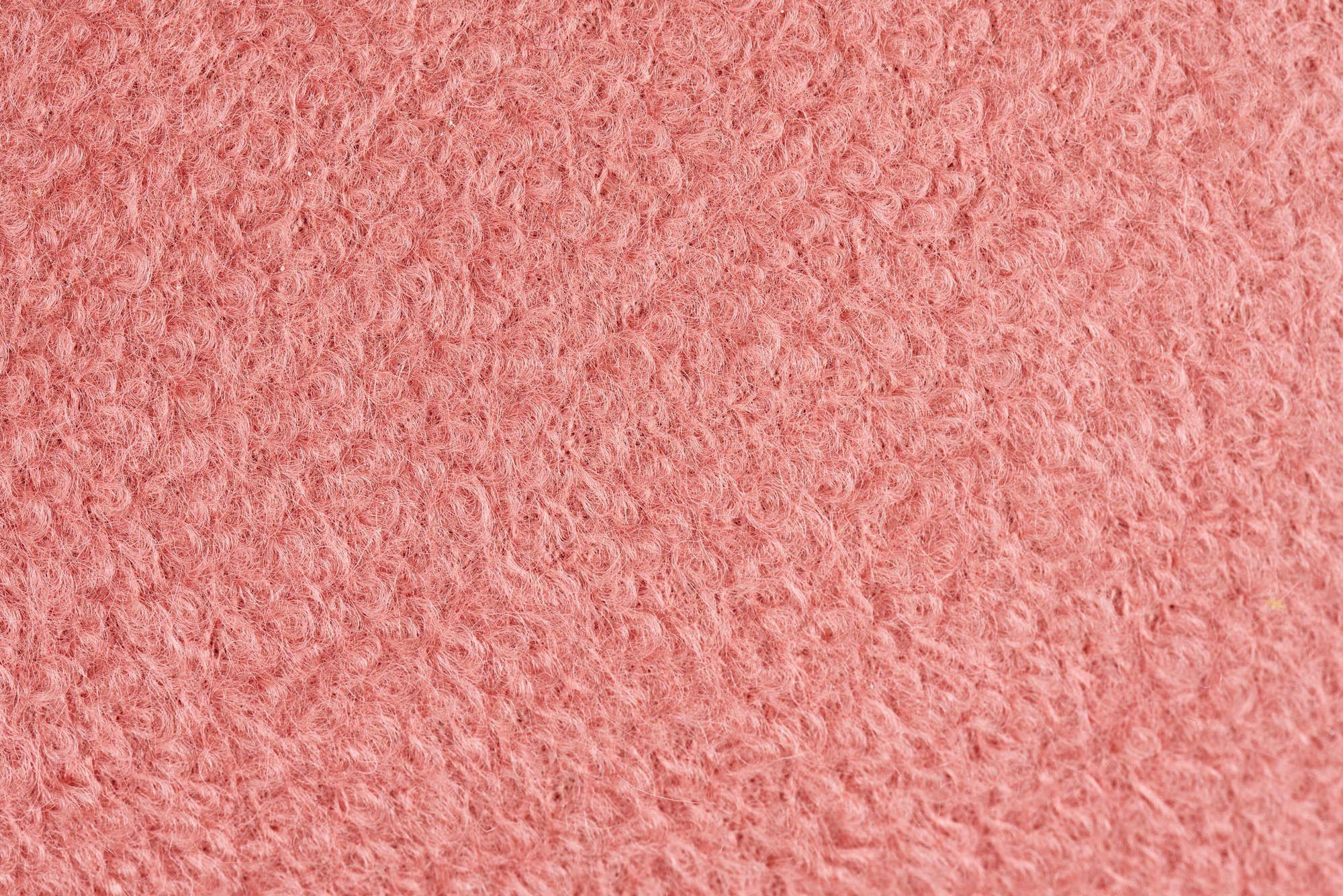 Bernhardt 3 Piece Sectional Channel Tufted Pink Bouclé, 1970 For Sale 5