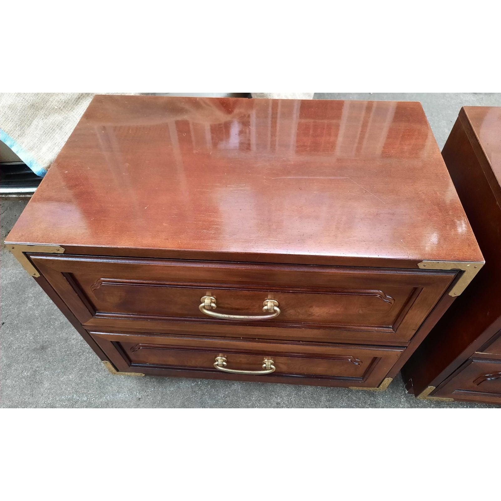 bernhardt nightstands vintage