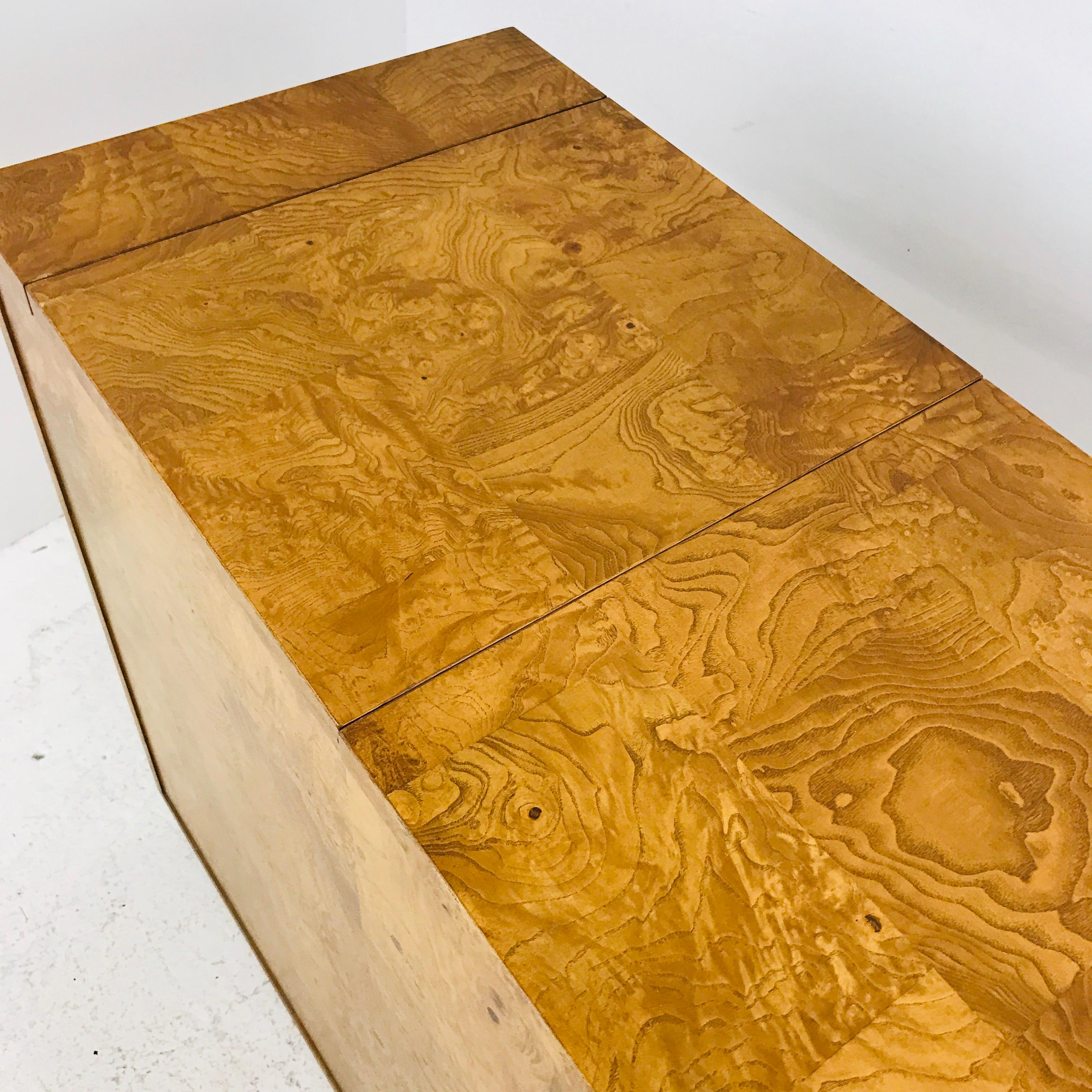 Bernhardt Burl Wood Bar Cabinet 5