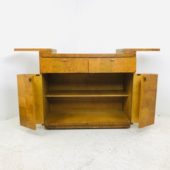 Bernhardt Burl Wood Bar Cabinet