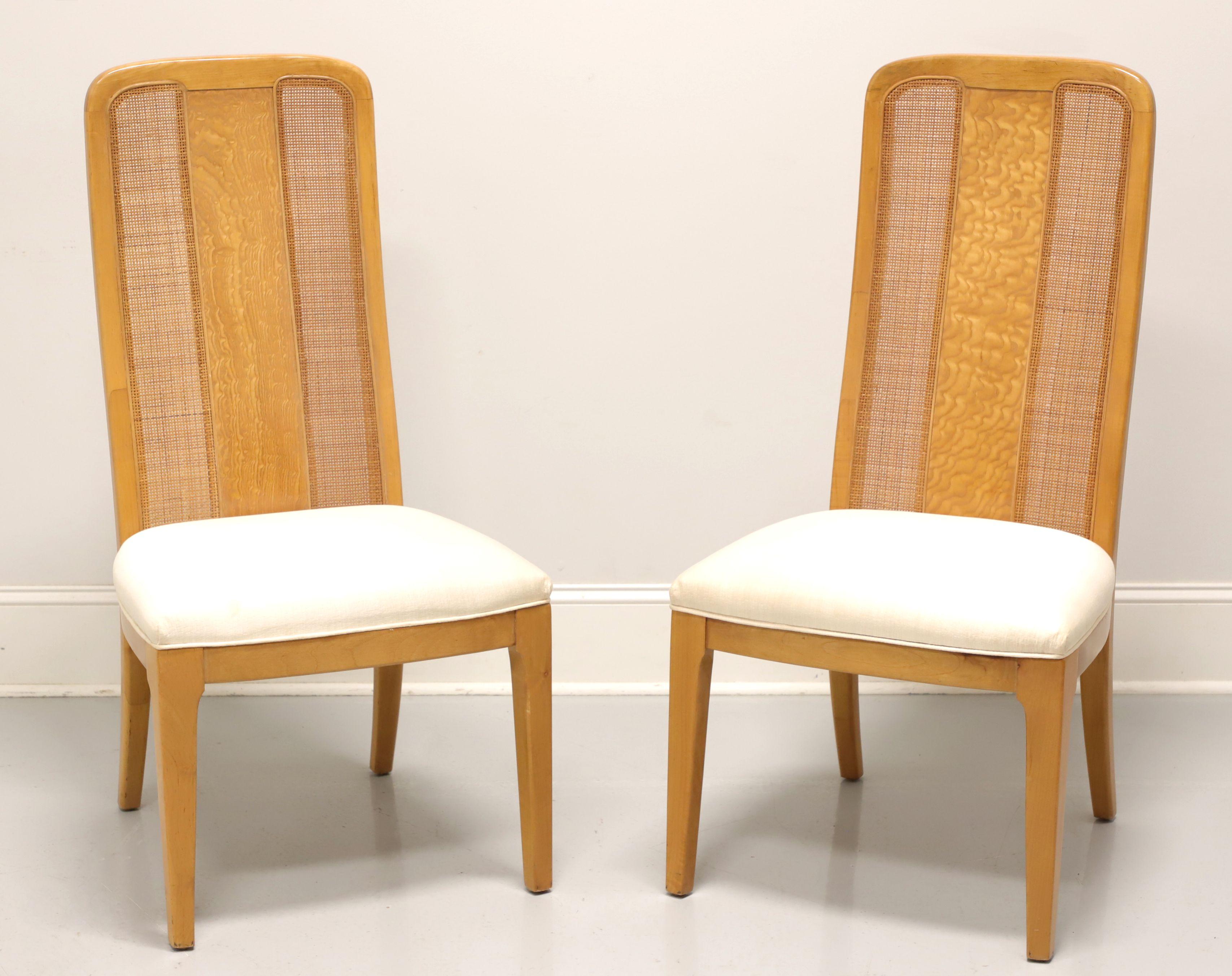 BERNHARDT Contemporary Dining Side Chair aus Wurzelahorn - Paar A im Angebot 4