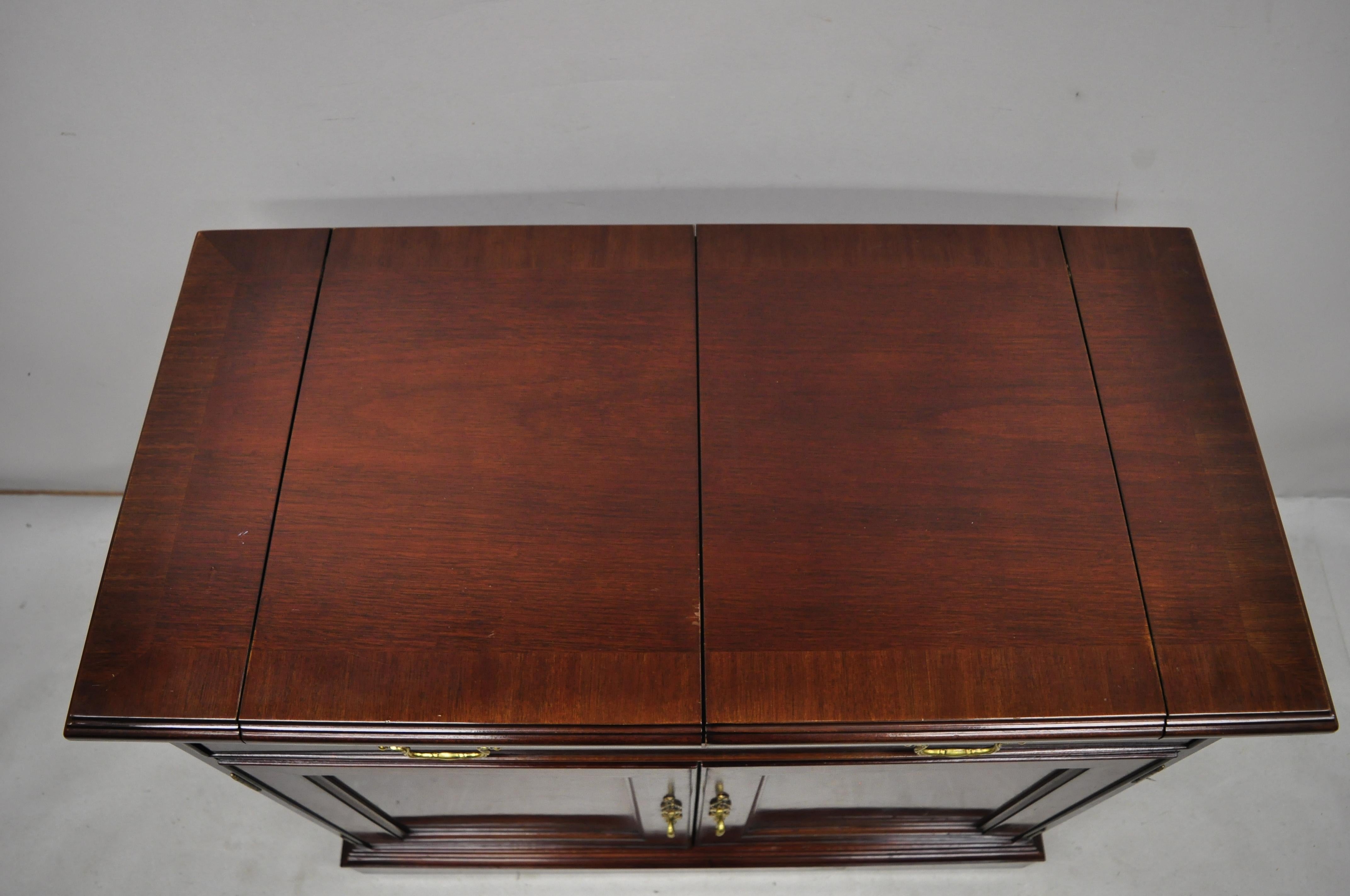 vintage rolling bar cabinet