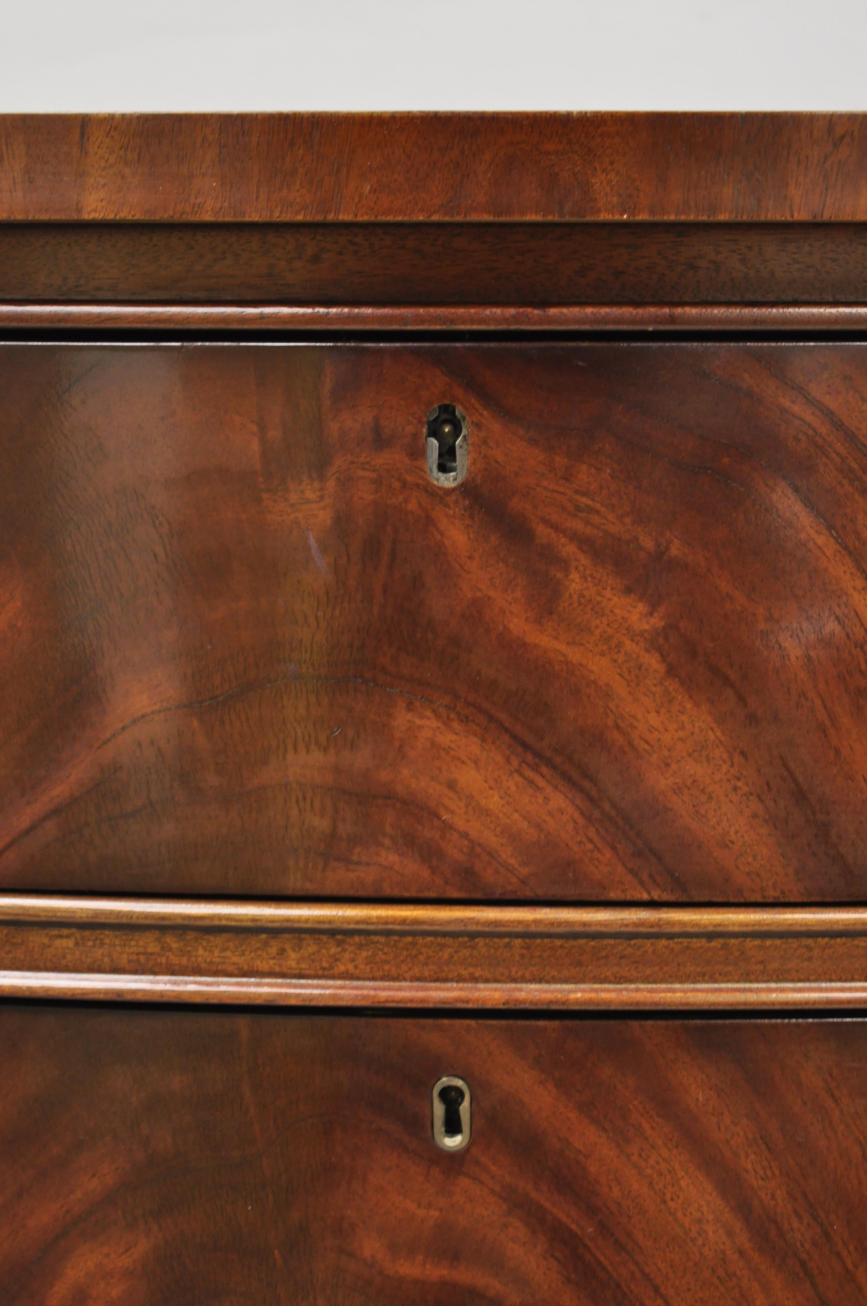 Bernhardt Centennial Collection Mahogany Serpentine Front Hepplewhite Sideboard 1