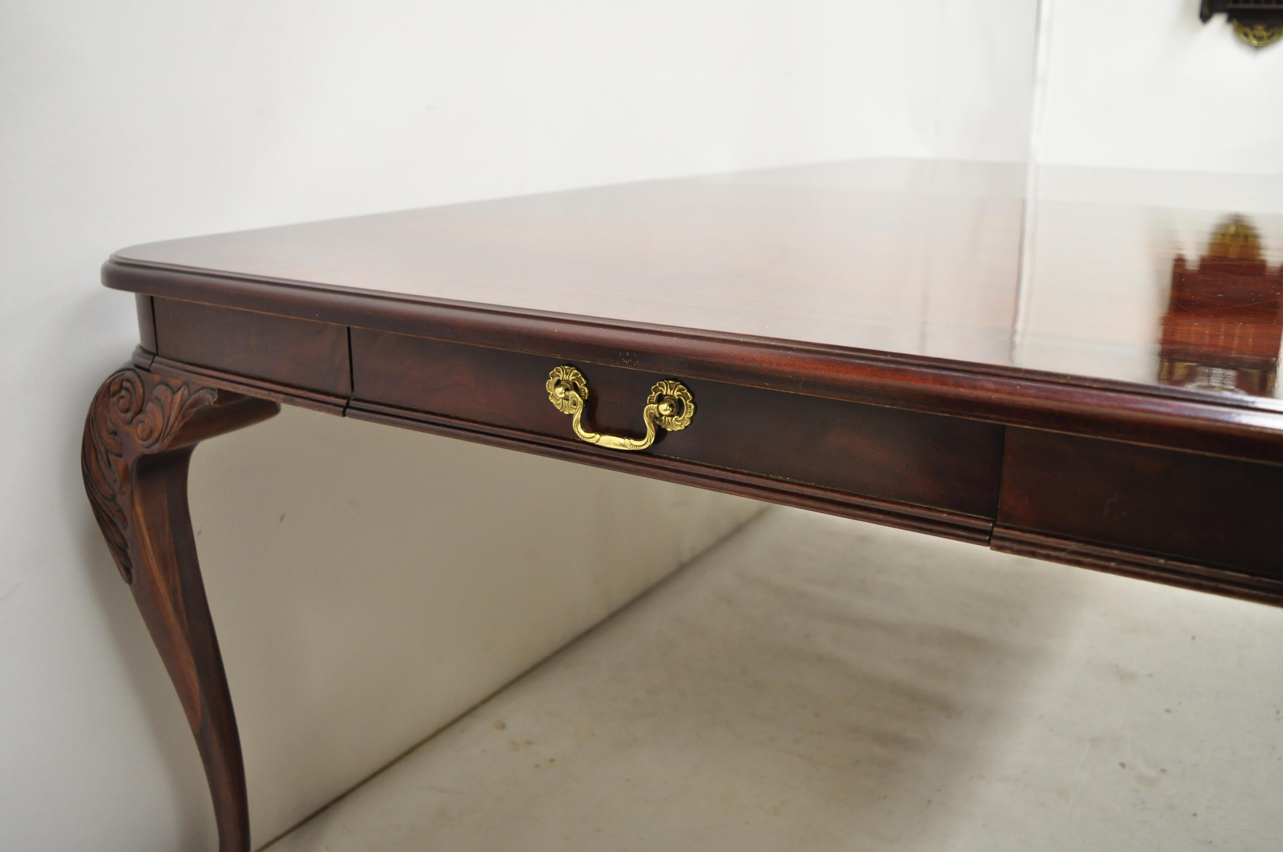 mahogany chippendale dining table