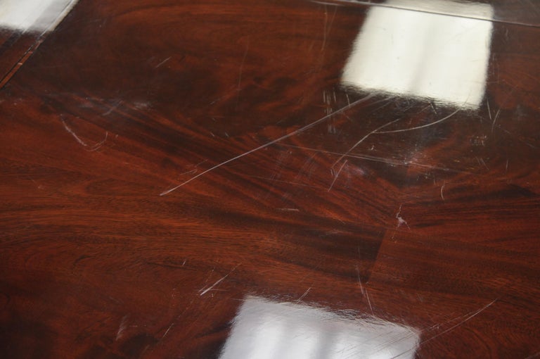 Bernhardt Centennial Georgian Chippendale Mahogany Dining Table