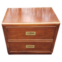 Bernhardt Cherry Campaign Style Nightstand