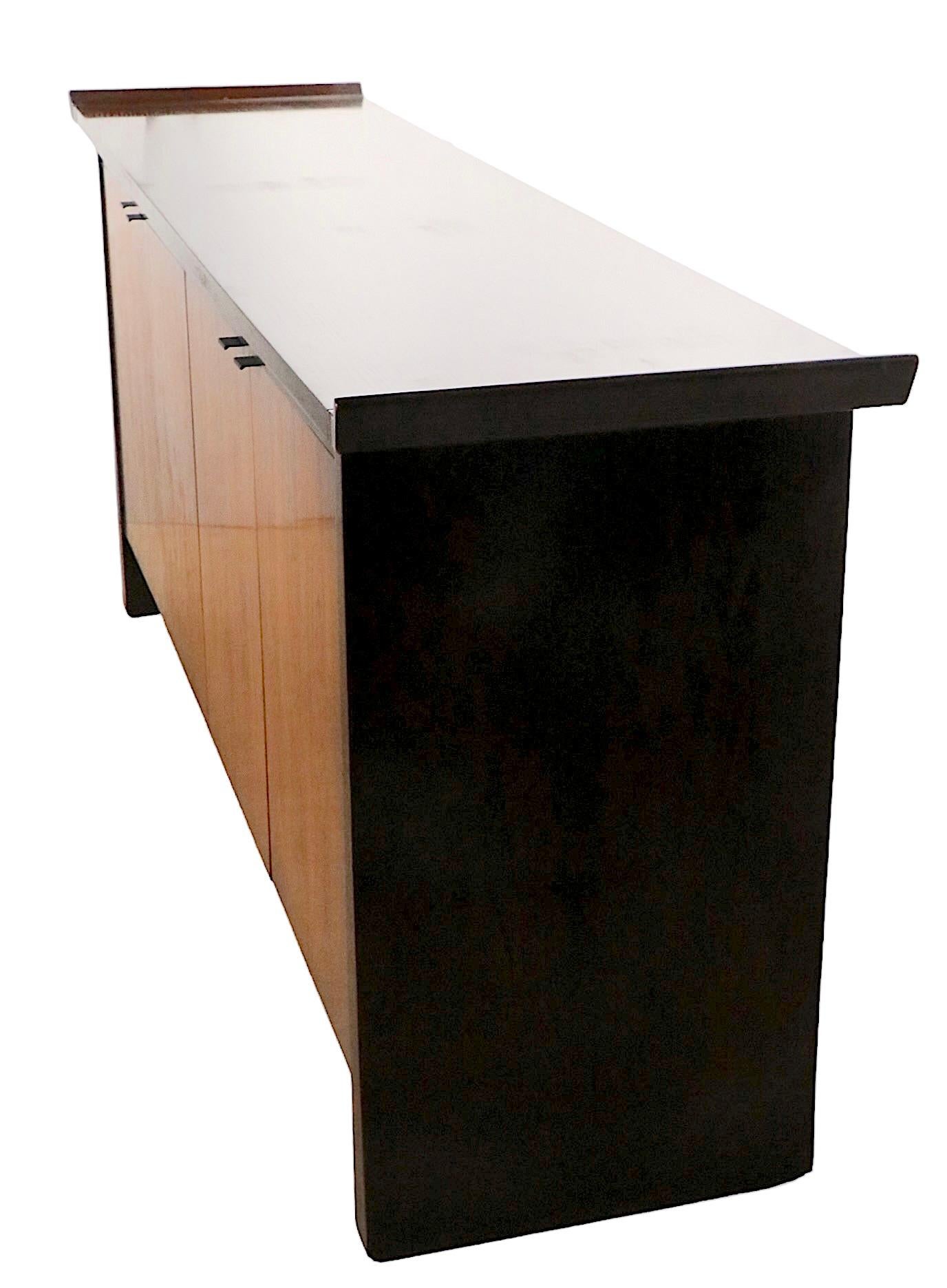 Oak Bernhardt Credenza Dresser Sideboard For Sale