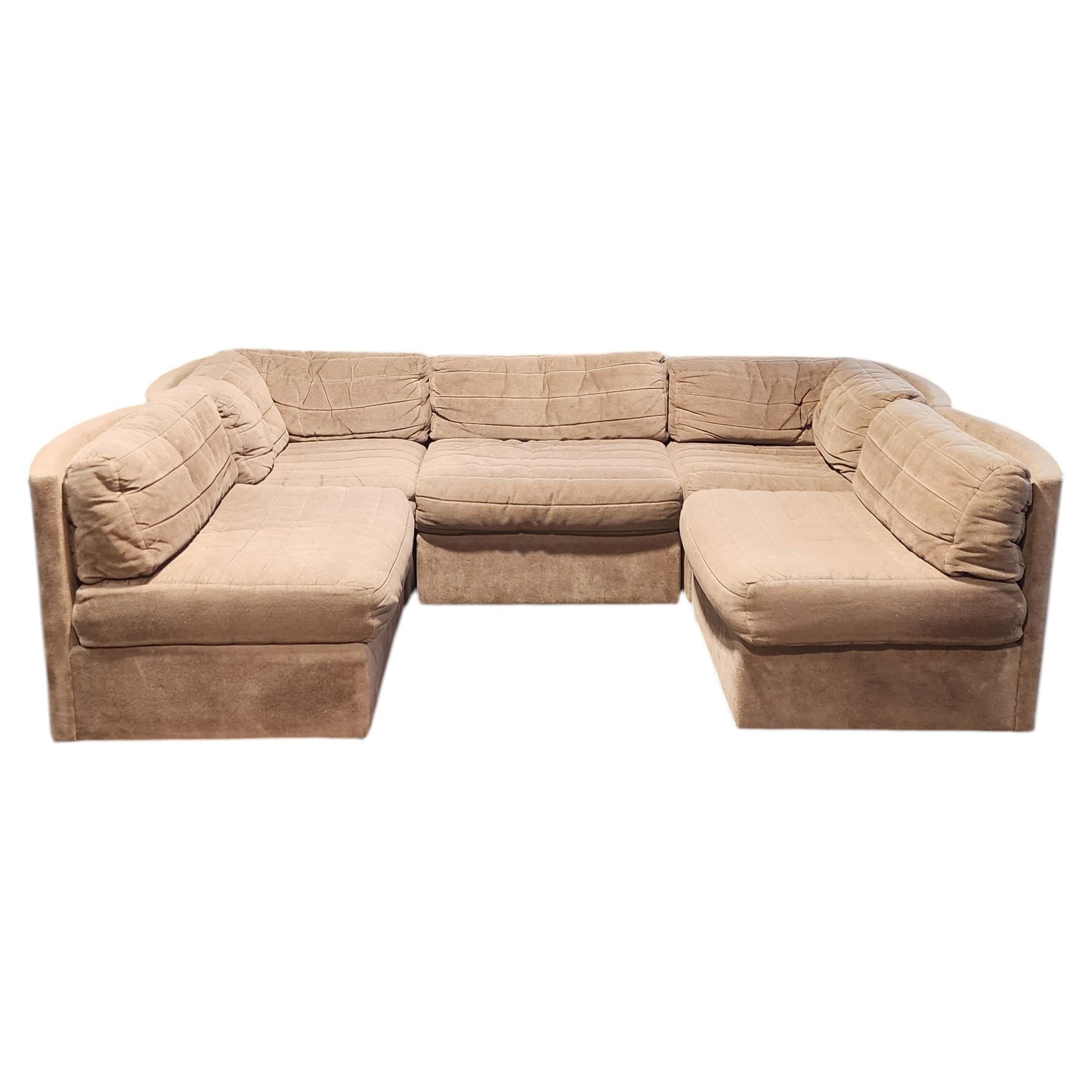 Bernhardt Modular Play Pen Style Sectional Sofa For Sale