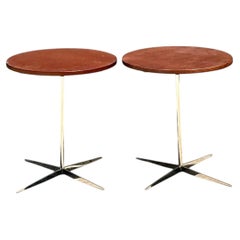 Bernhardt Design Modern Wood and Metal Accent Tables