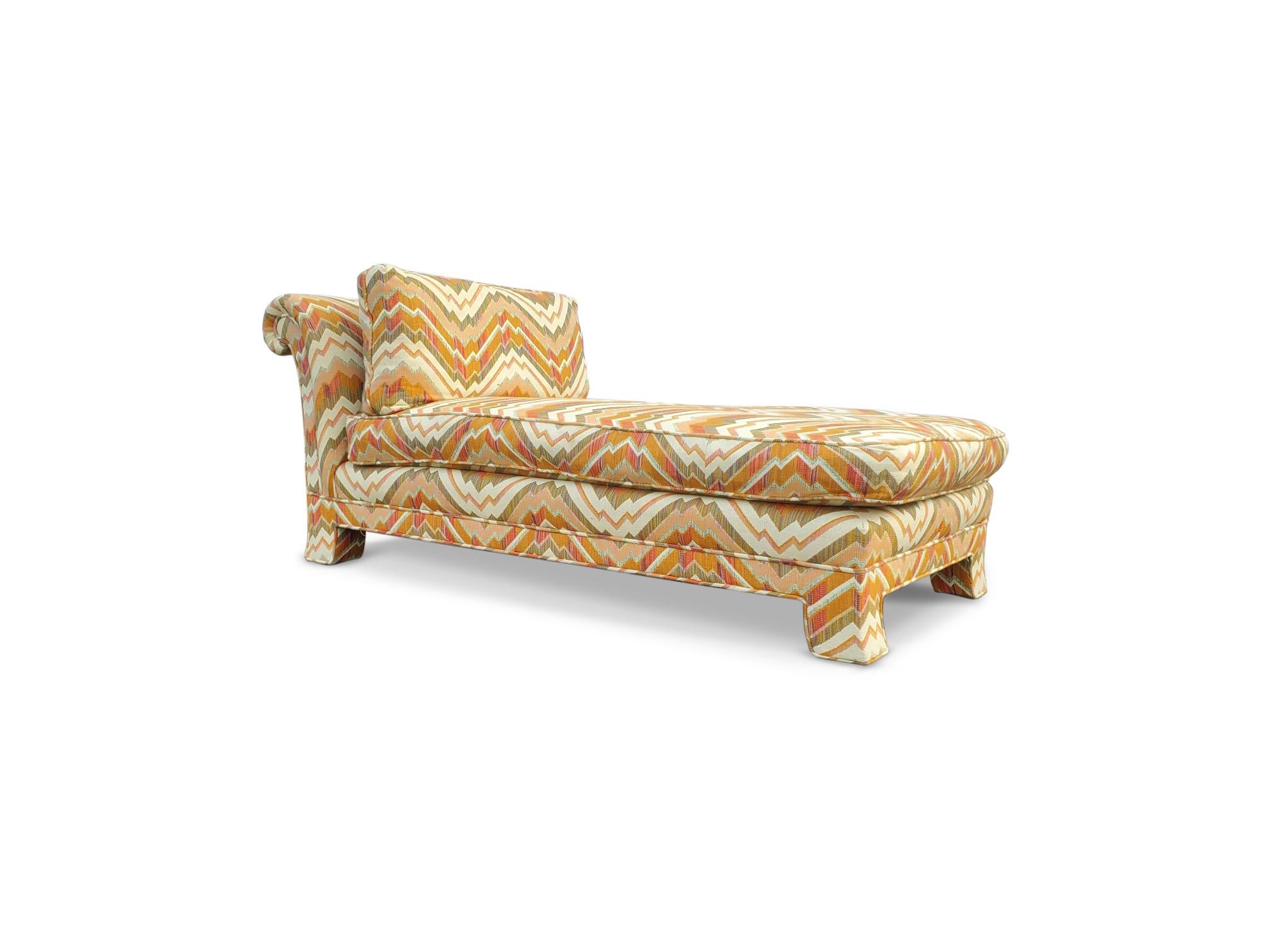 Bernhardt Flair Chaise Lounge  For Sale 6