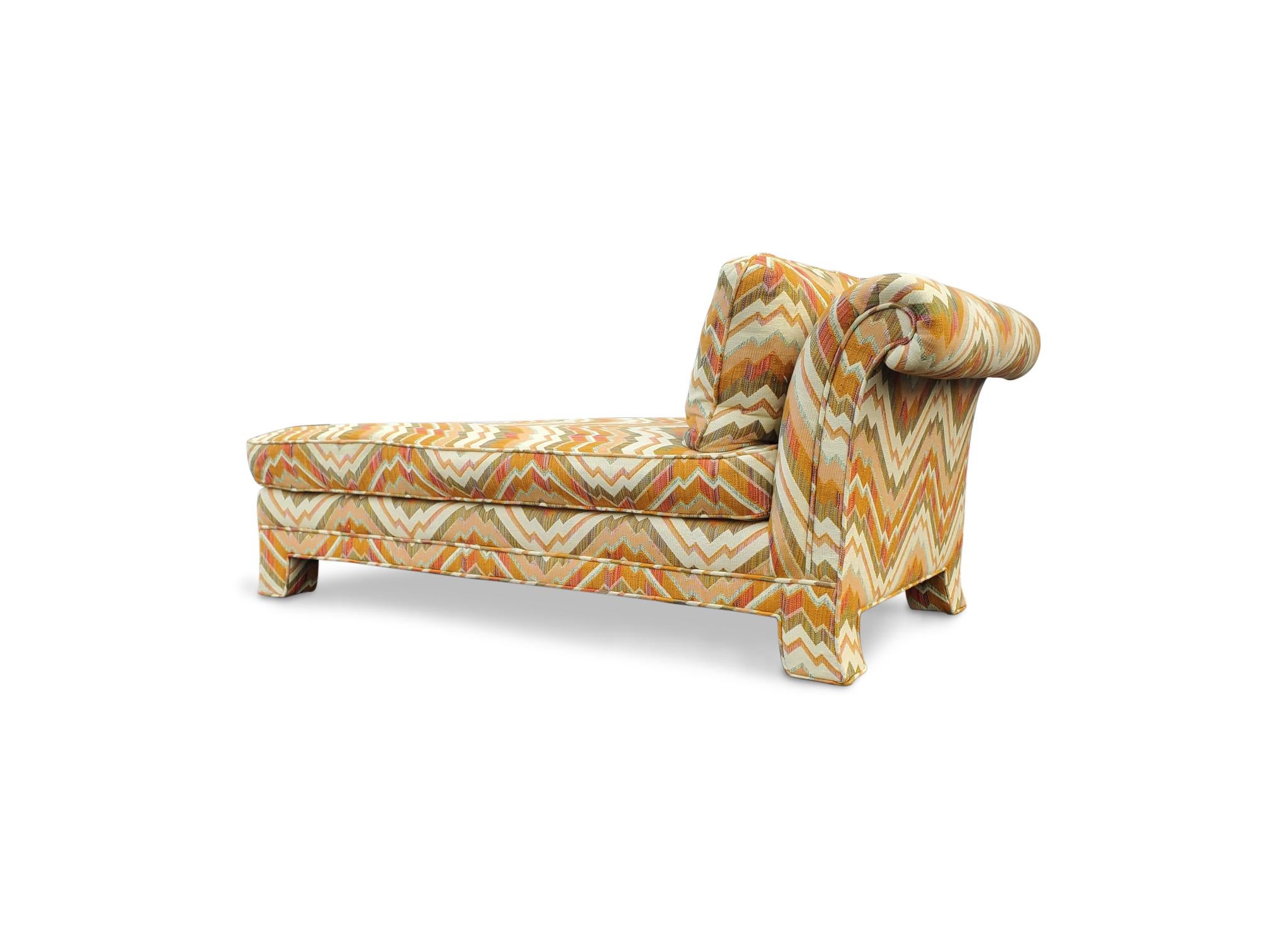 20th Century Bernhardt Flair Chaise Lounge  For Sale