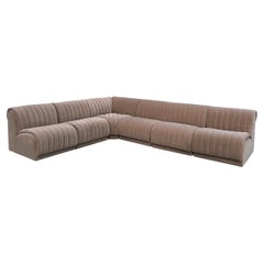 Used Bernhardt “Flair Division” 6 Piece Modular Sectional